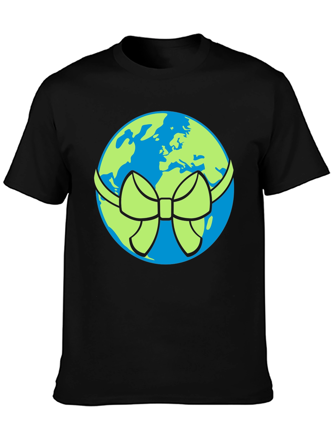 Earth Day T-Shirt - Planet Gift Bow Design