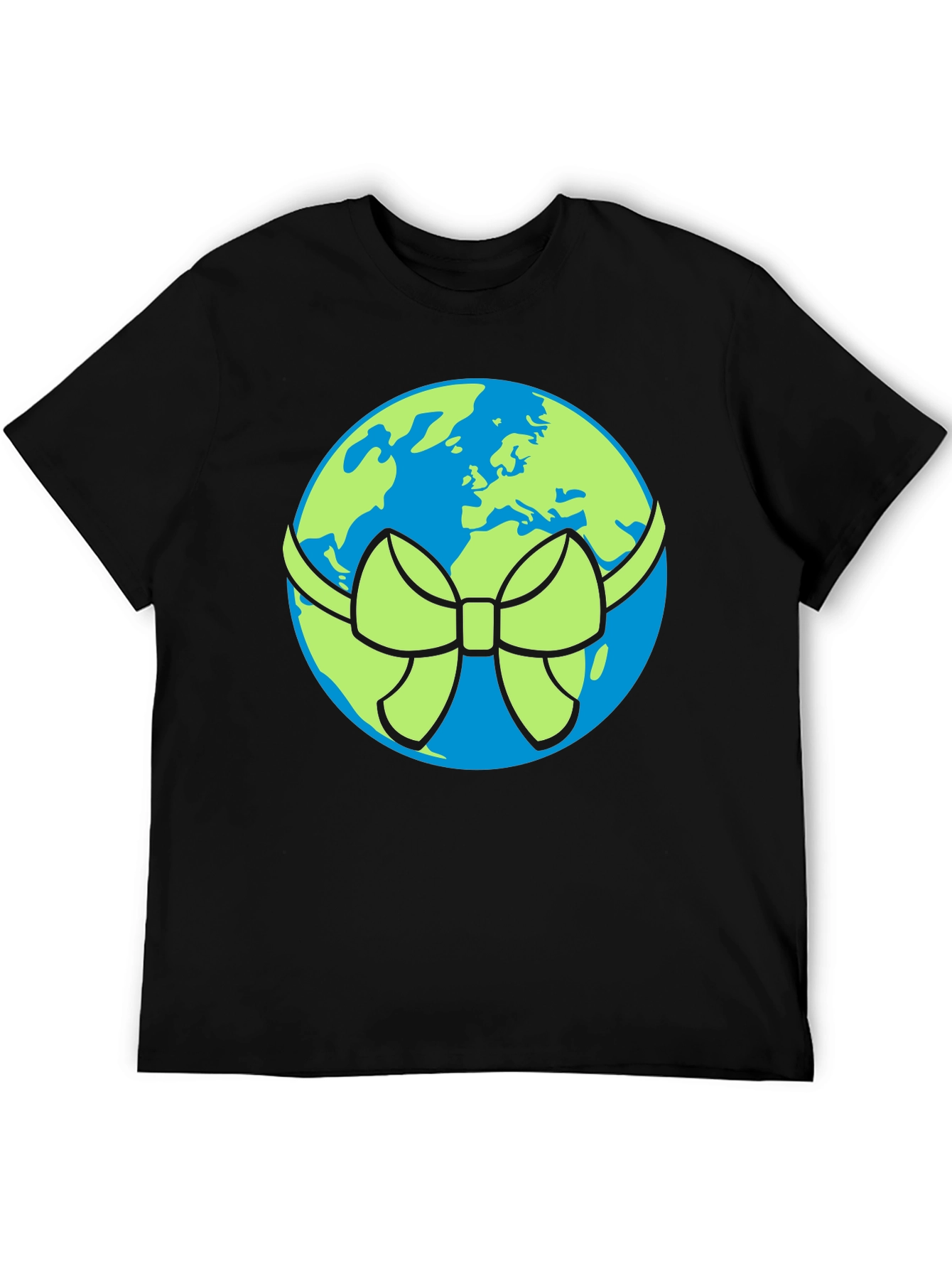 Earth Day T-Shirt - Planet Gift Bow Design