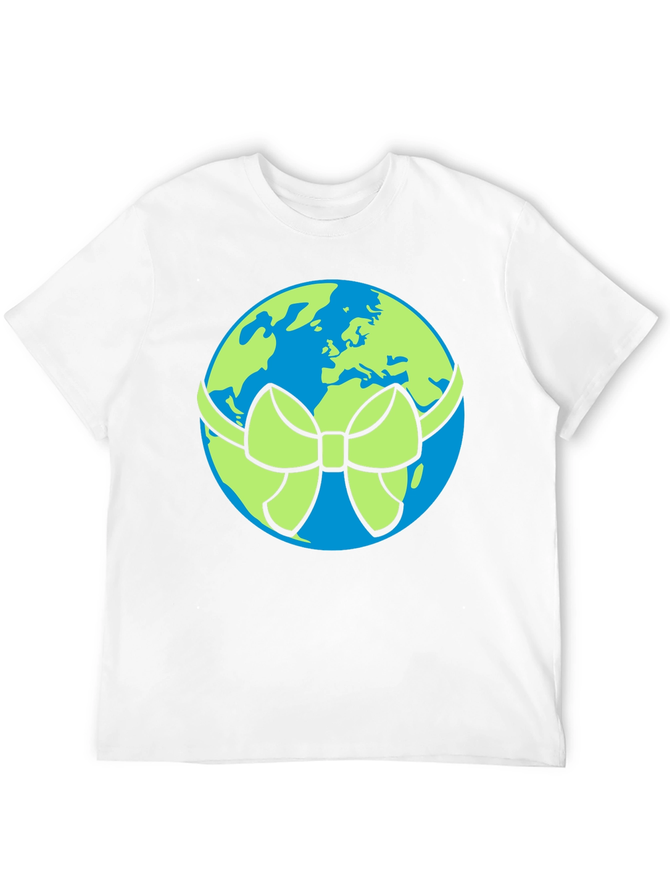 Earth Day T-Shirt - Planet Gift Bow Design