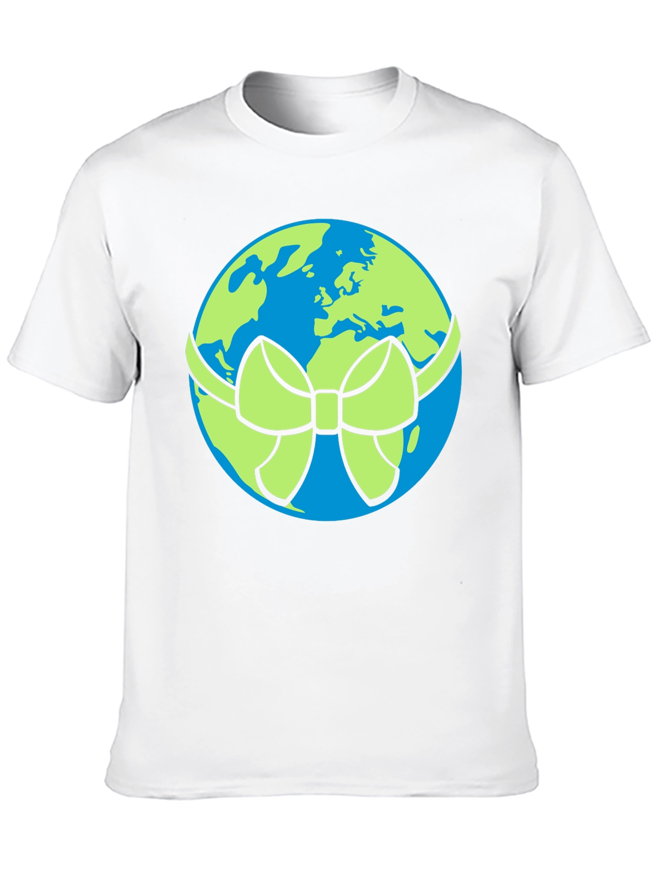 Earth Day T-Shirt - Planet Gift Bow Design