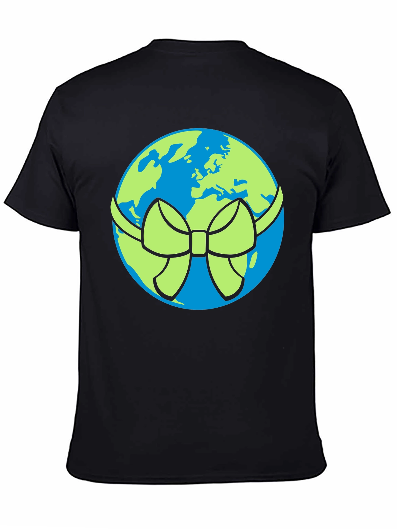 Earth Day T-Shirt - Planet Gift Bow Design