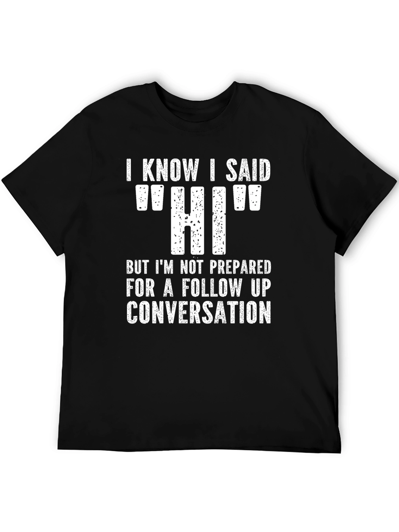 Funny Hi Introvert T-Shirt