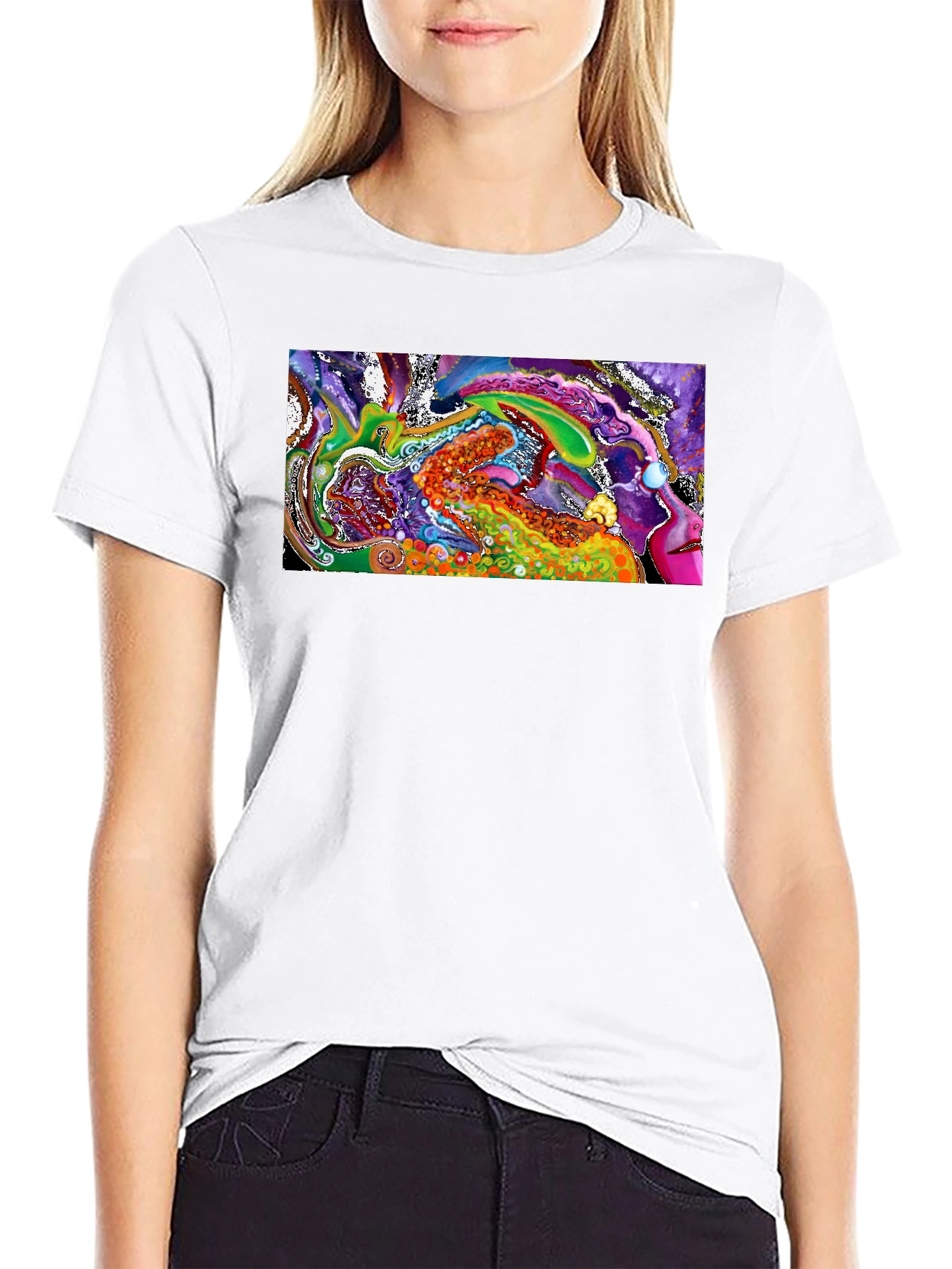 Abstract Art Graphic T-Shirt
