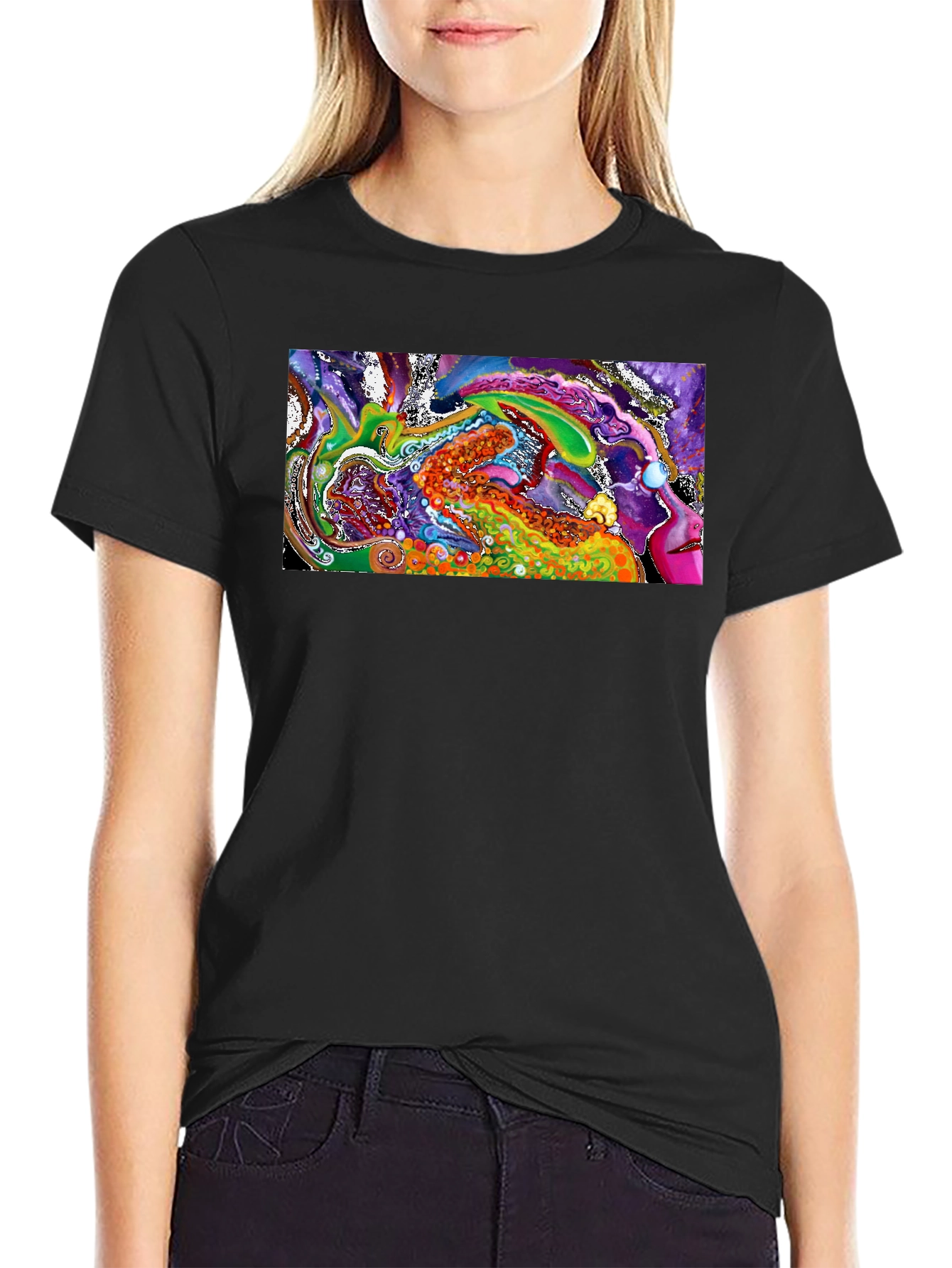 Abstract Art Graphic T-Shirt