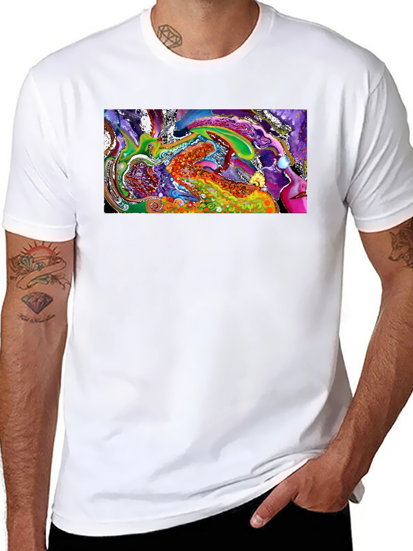 Abstract Art Graphic T-Shirt