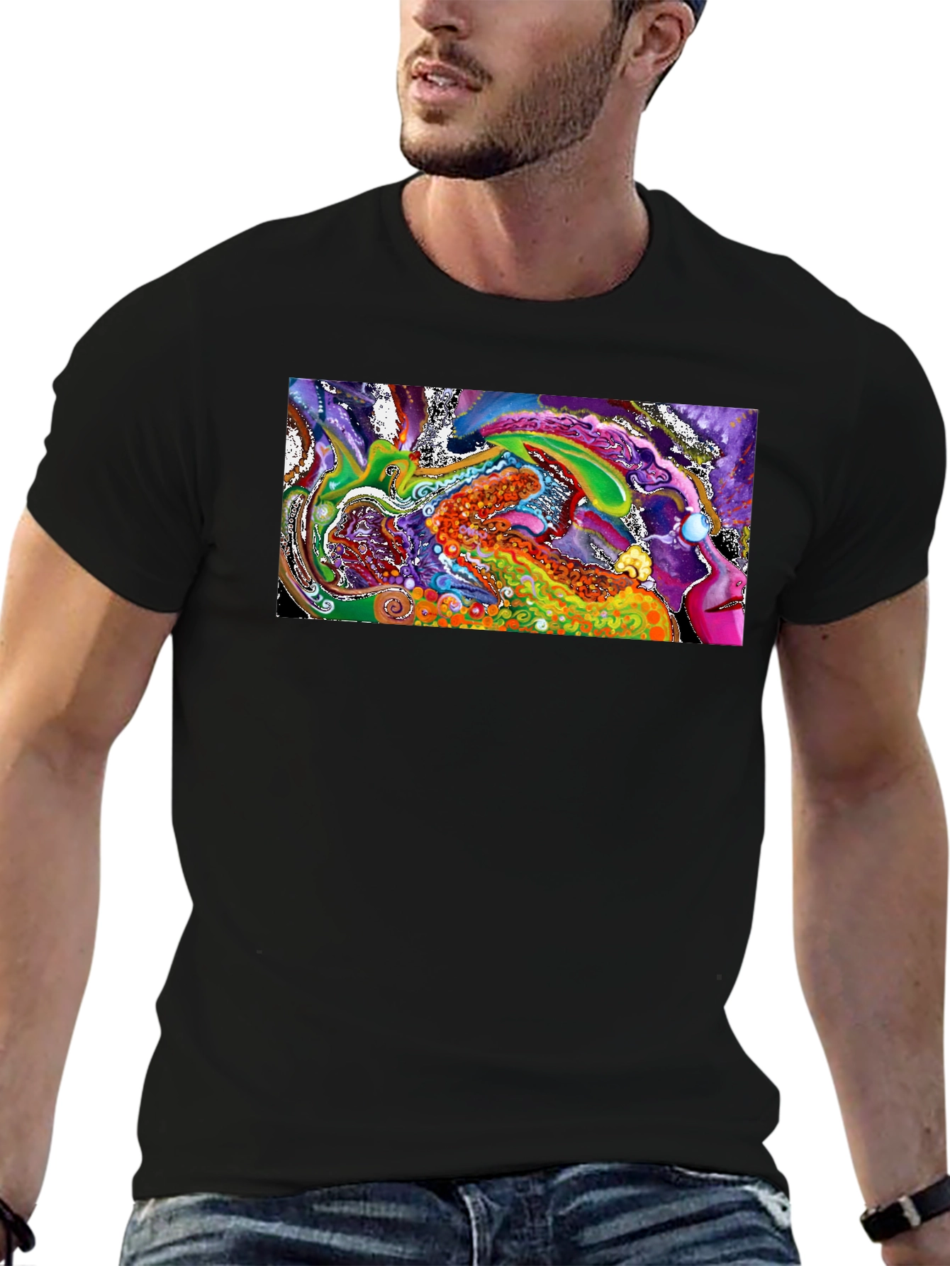 Abstract Art Graphic T-Shirt