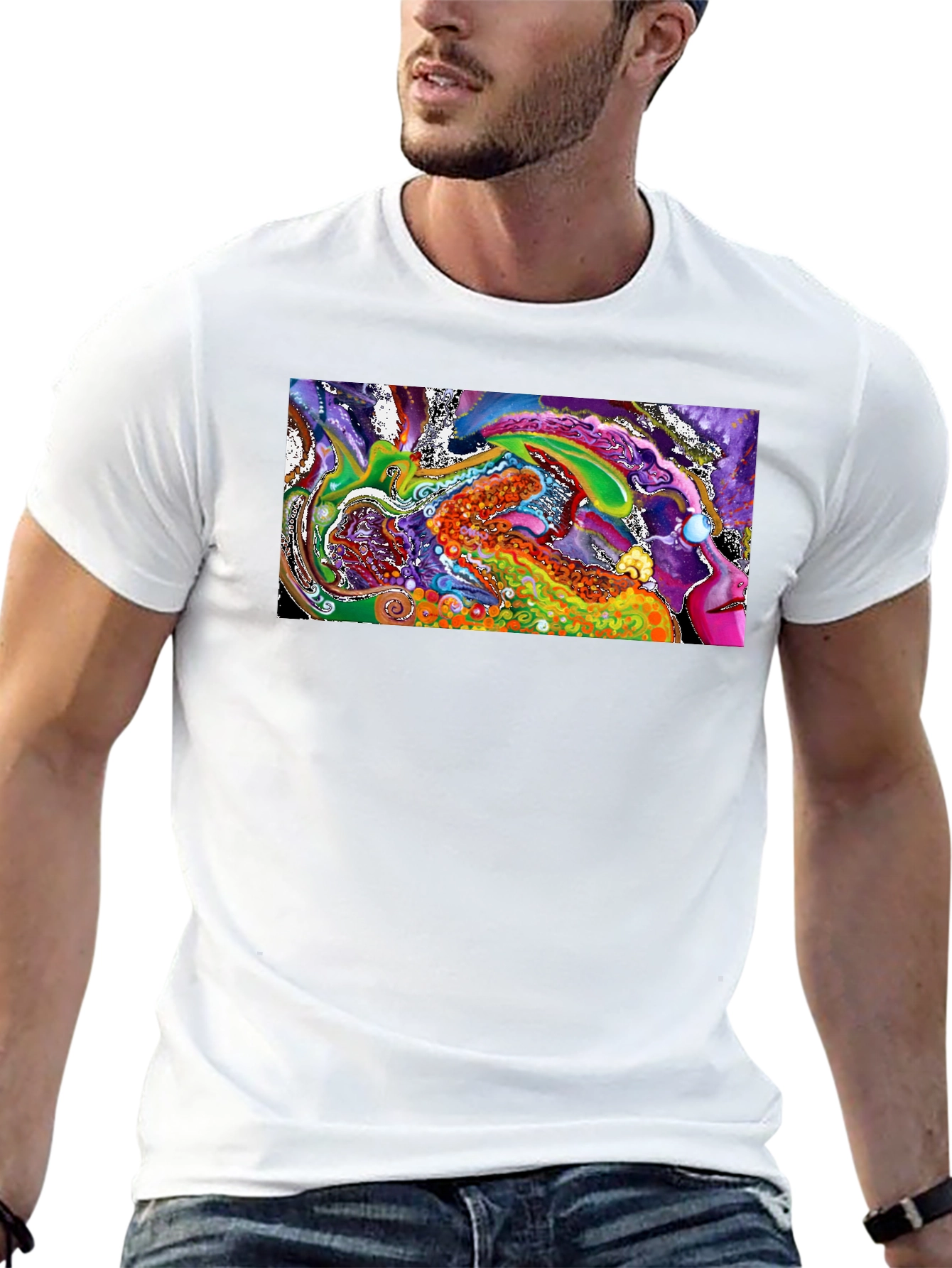 Abstract Art Graphic T-Shirt