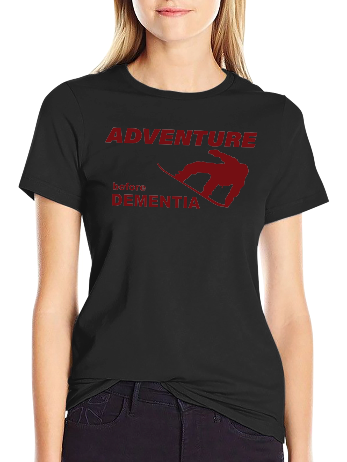 Adventure Before Dementia Graphic Tee - Black