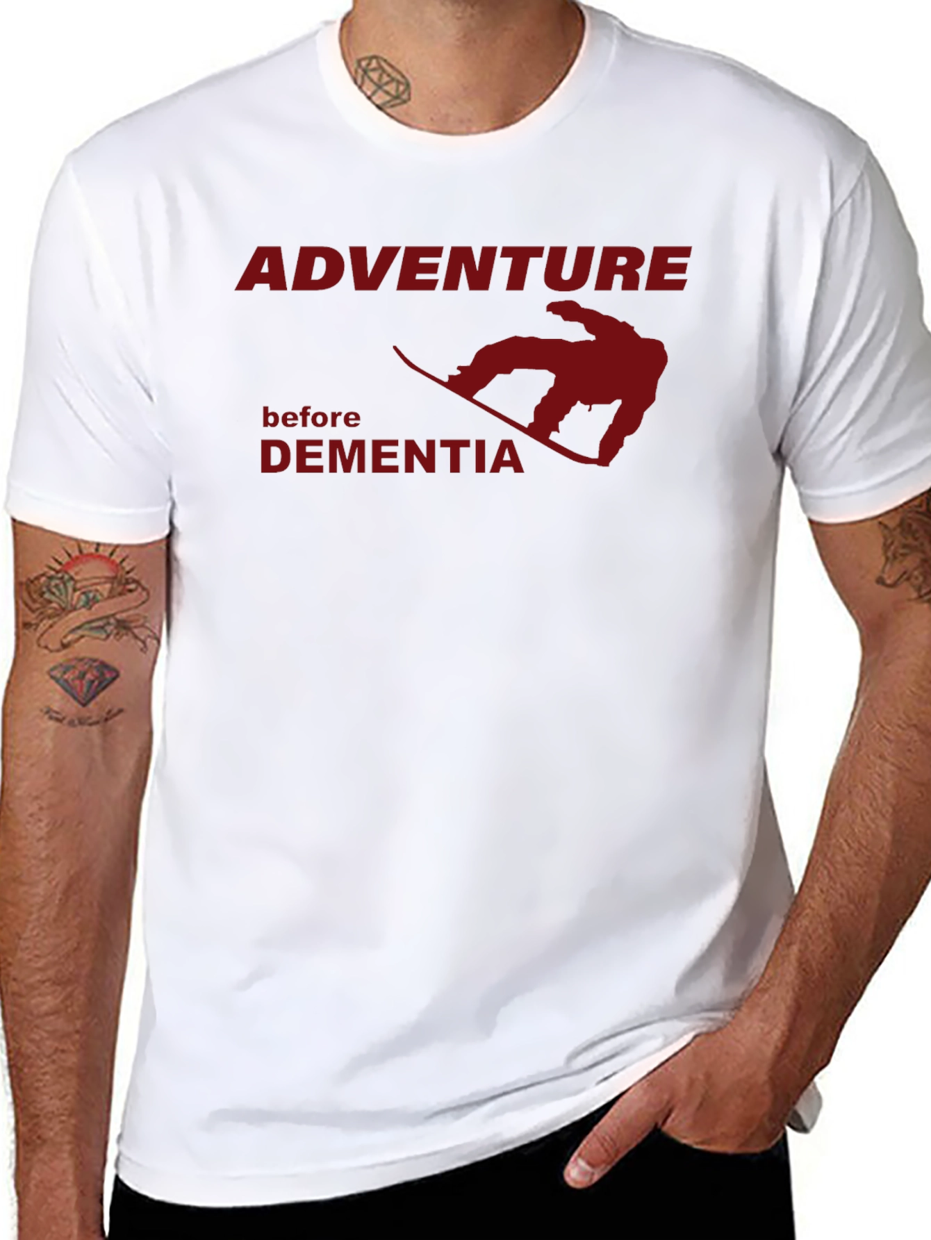 Adventure Before Dementia Graphic Tee - Black