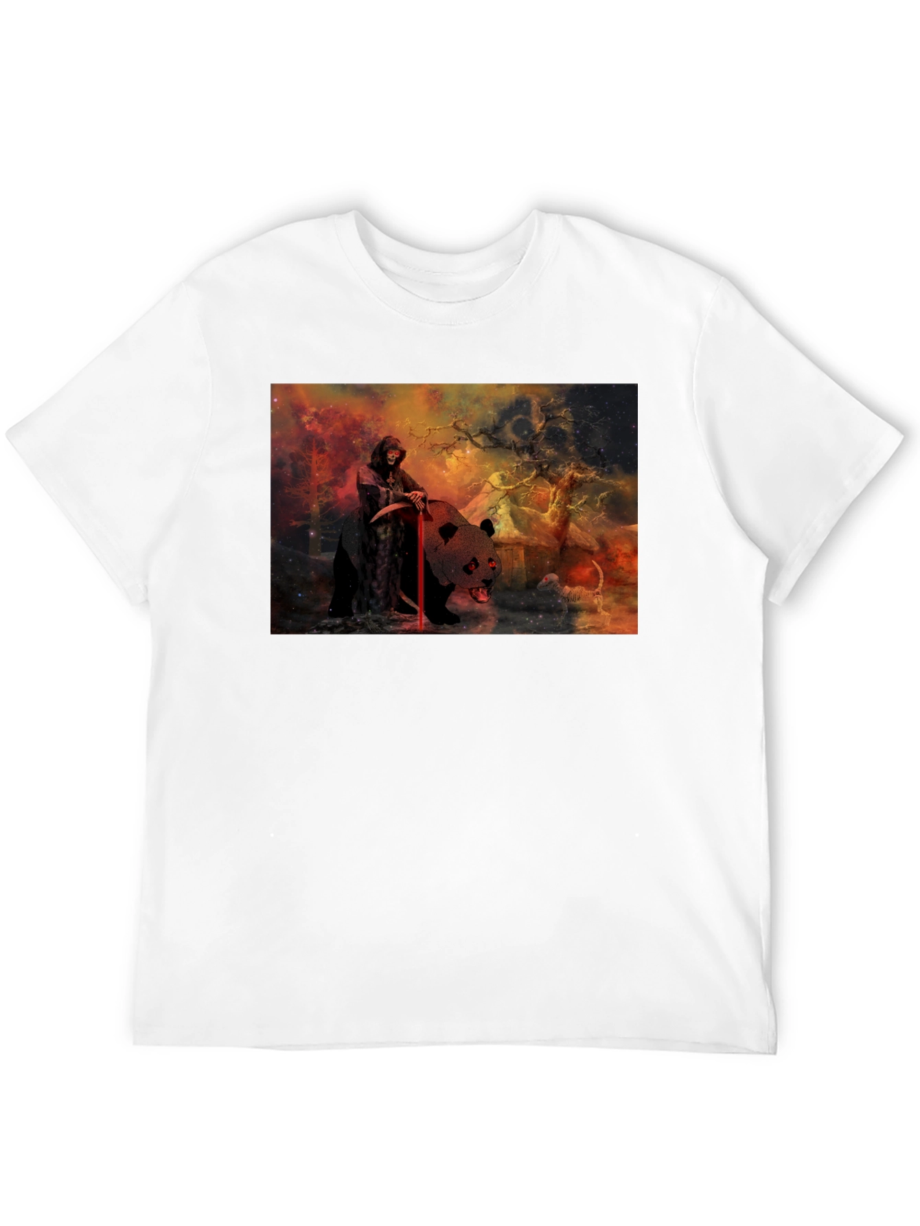 Grim Reaper Panda T-Shirt
