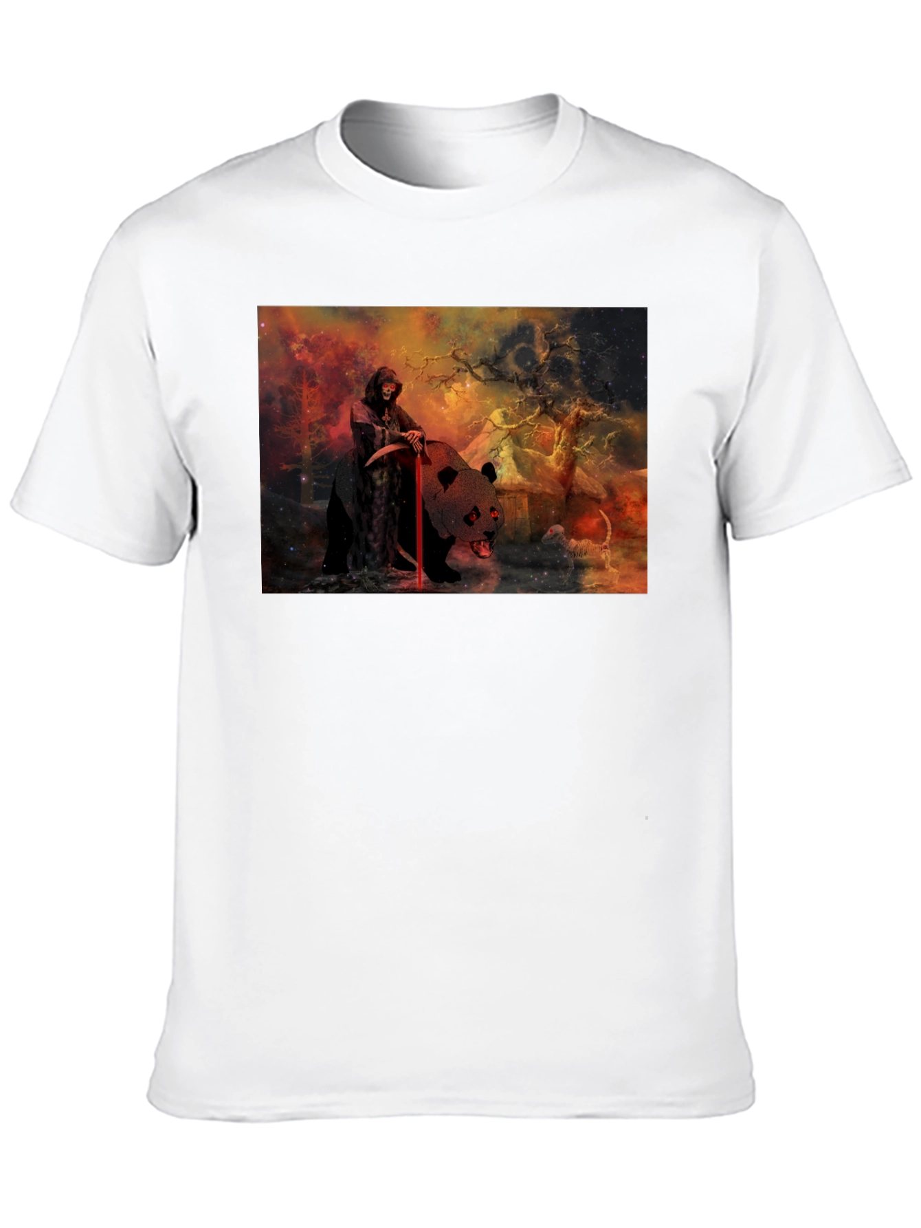 Grim Reaper Panda T-Shirt