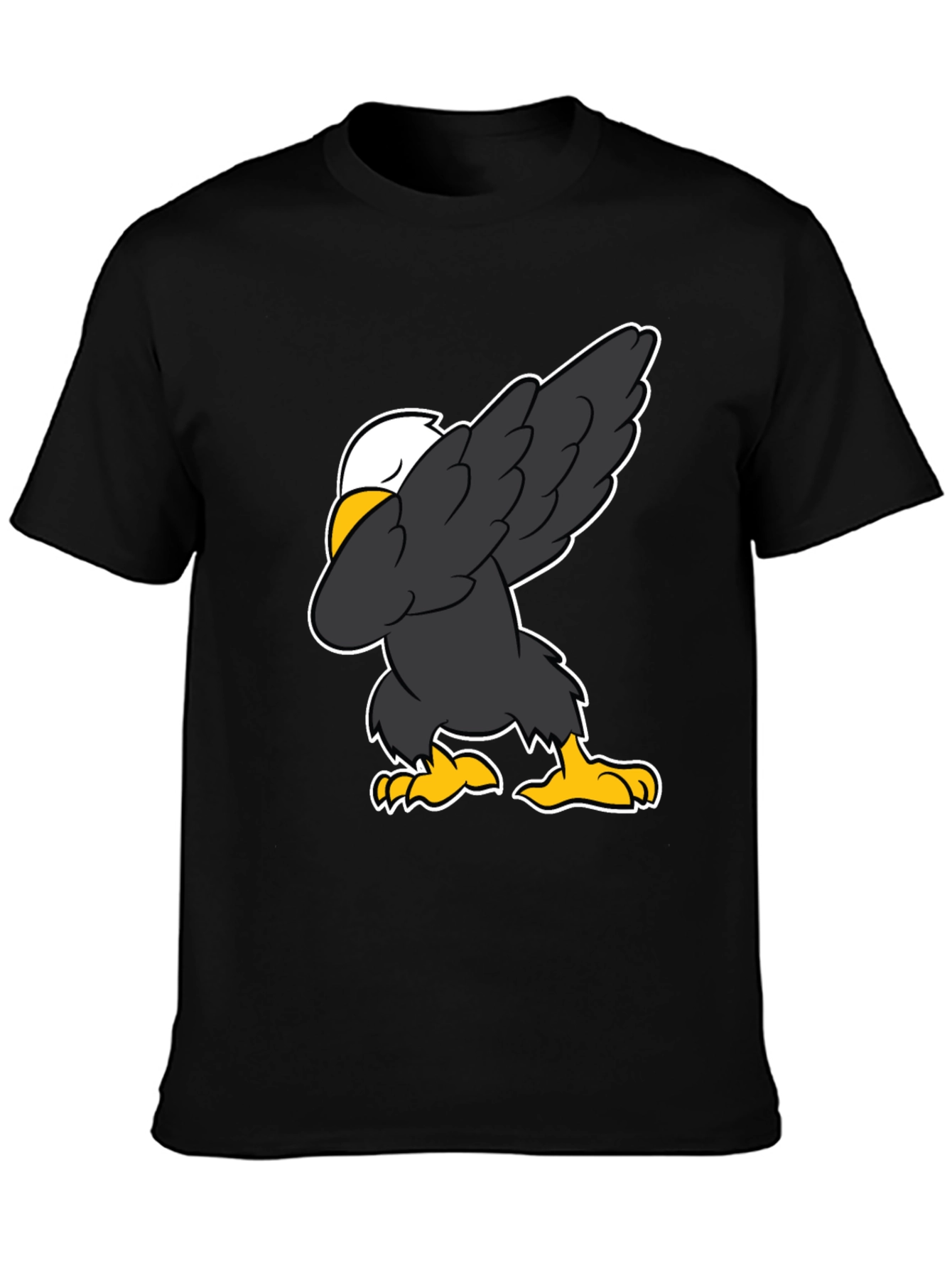 Dabbing Eagle Graphic Tee - Patriotic Fun
