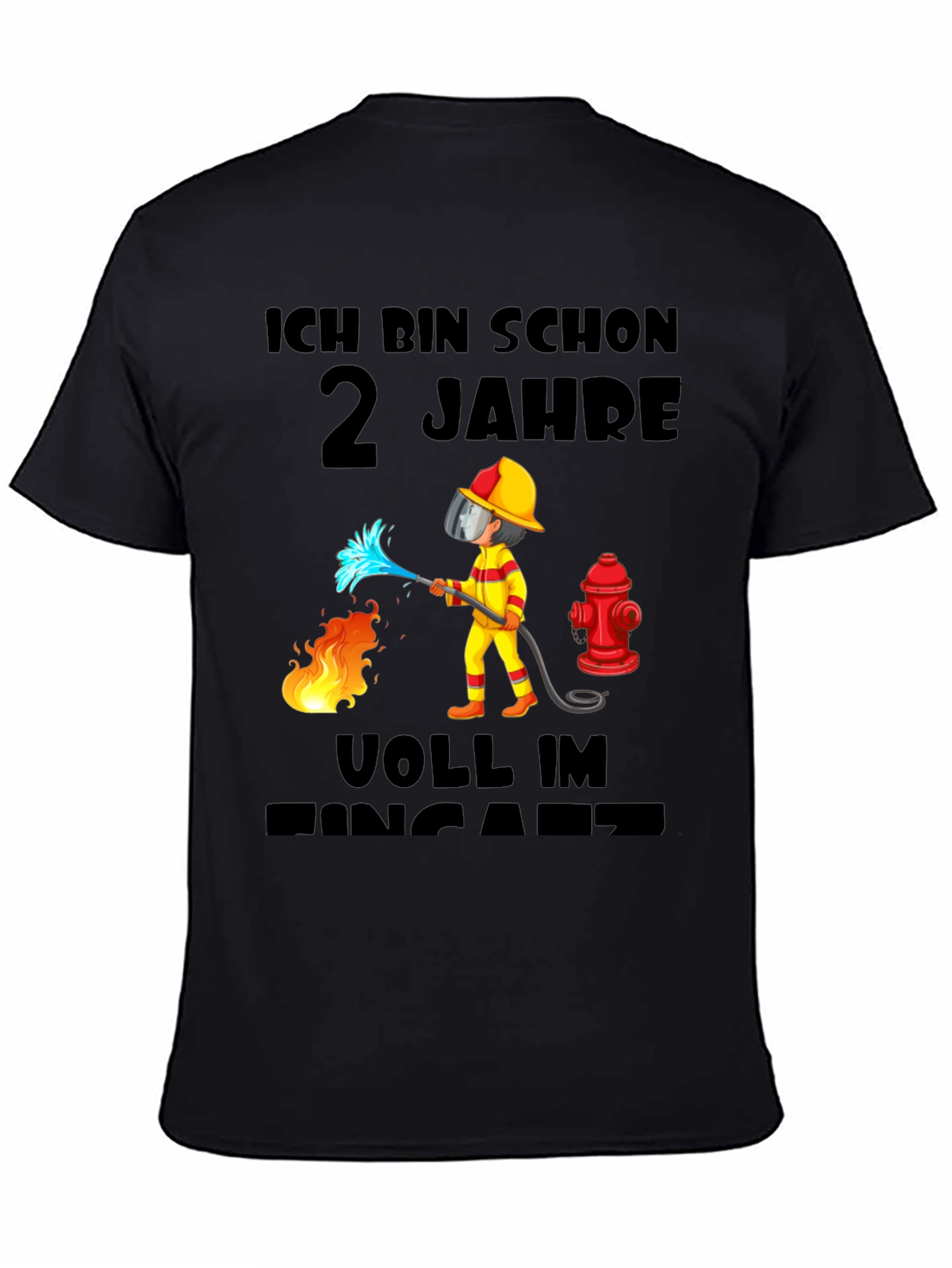 Firefighter 2nd Birthday T-Shirt