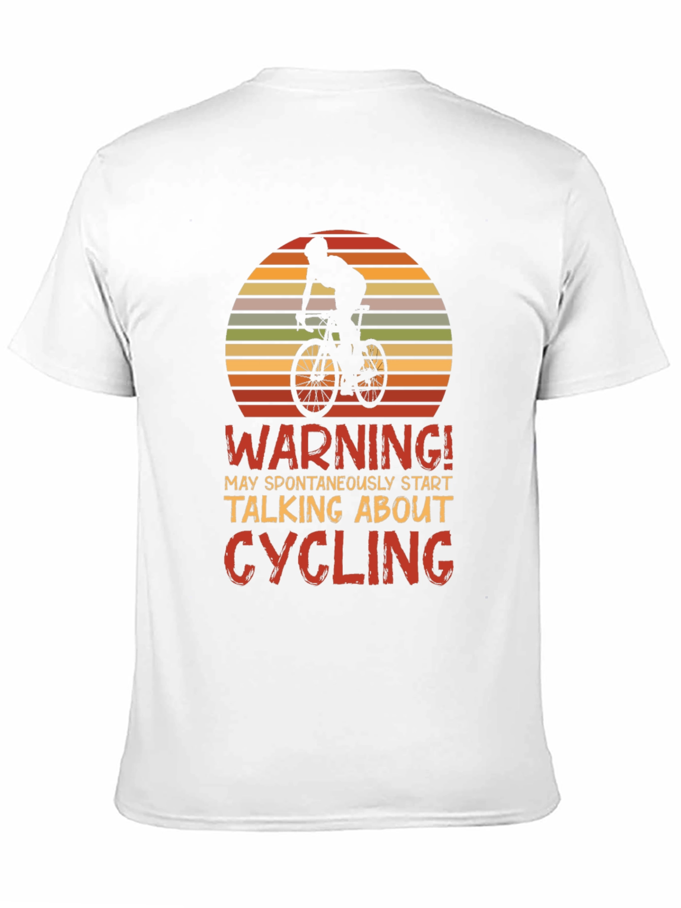 Cycling Enthusiast T-Shirt - Warning Cyclist!