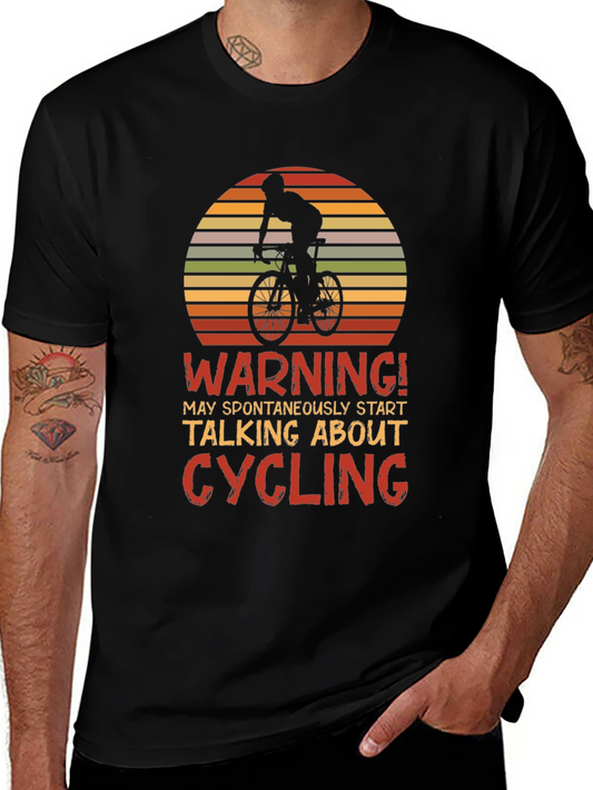 Cycling Enthusiast T-Shirt - Warning Cyclist!