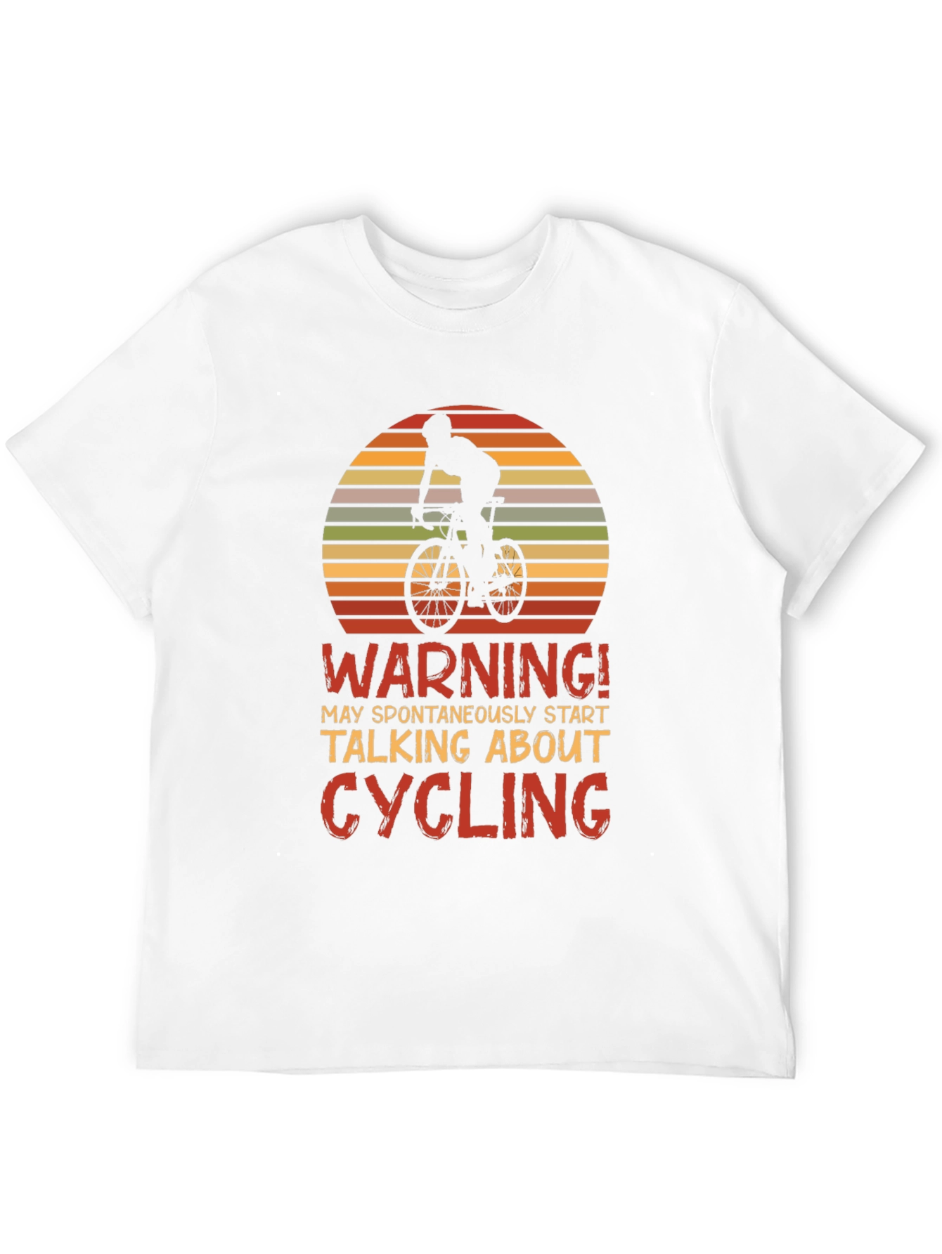 Cycling Enthusiast T-Shirt - Warning Cyclist!