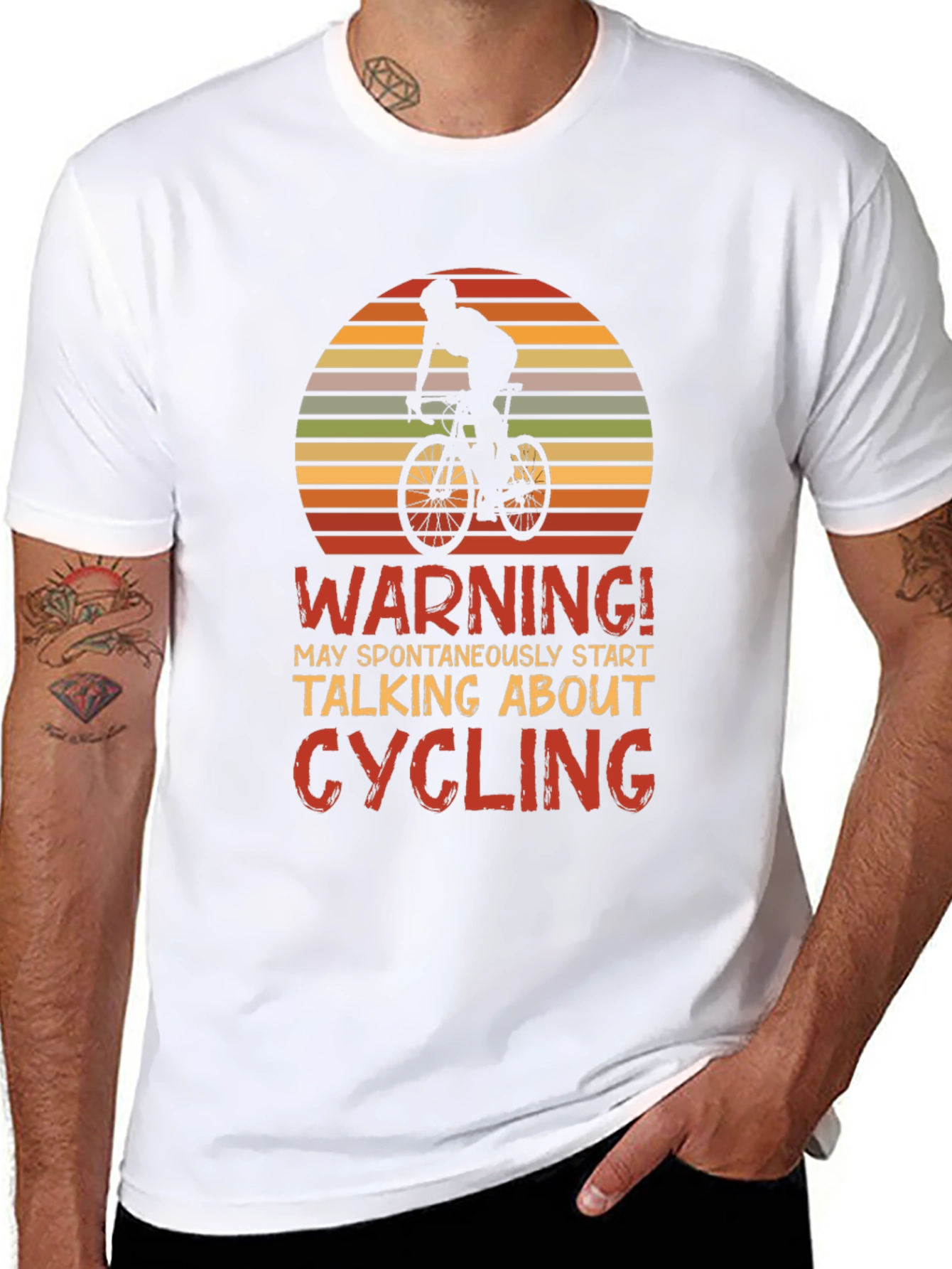 Cycling Enthusiast T-Shirt - Warning Cyclist!