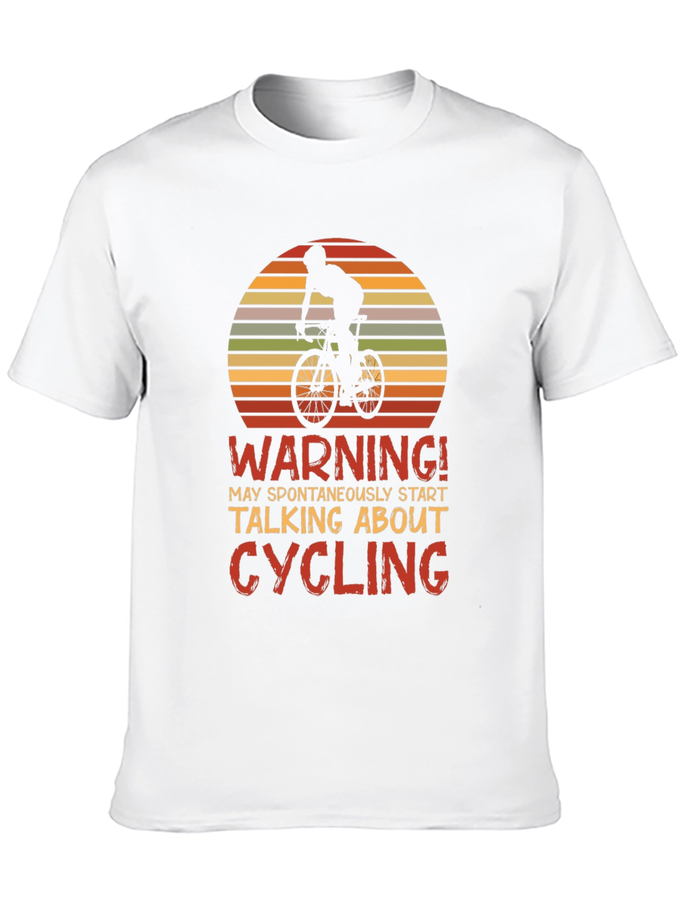 Cycling Enthusiast T-Shirt - Warning Cyclist!