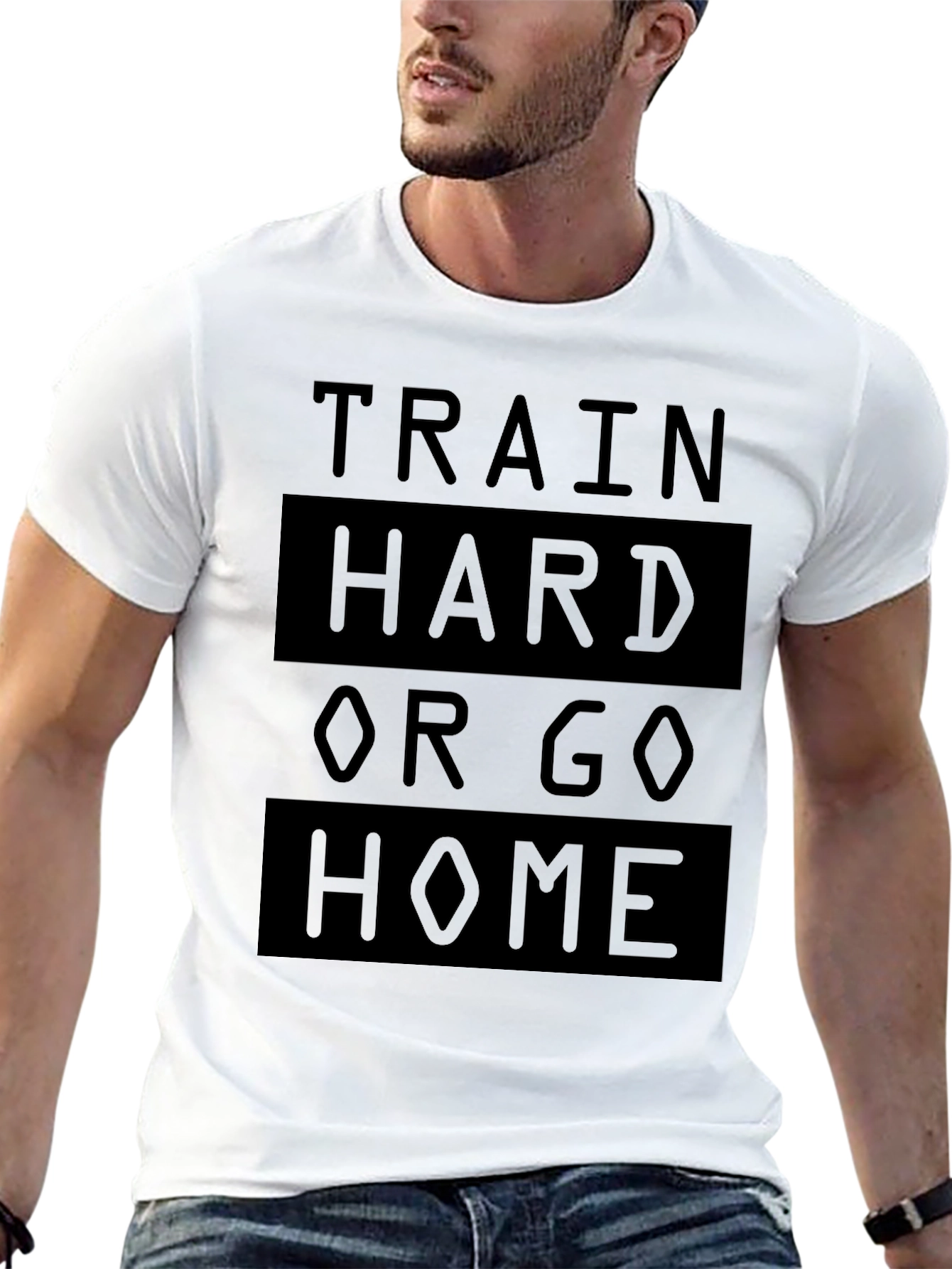 Train Hard or Go Home Black T-Shirt
