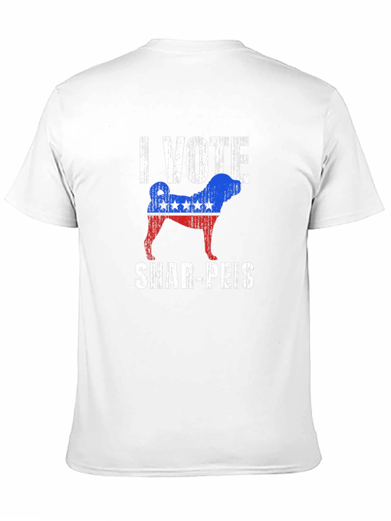 I Vote Shar-Peis Patriotic T-Shirt