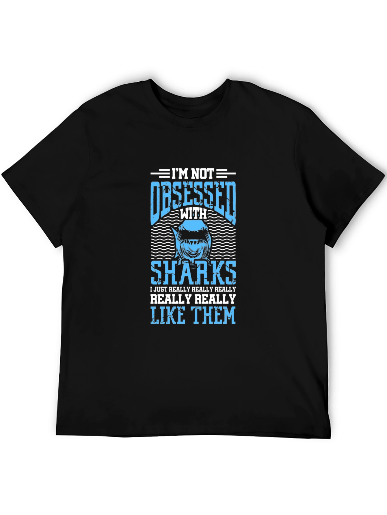 Funny Shark Lover T-Shirt - Im Not Obsessed