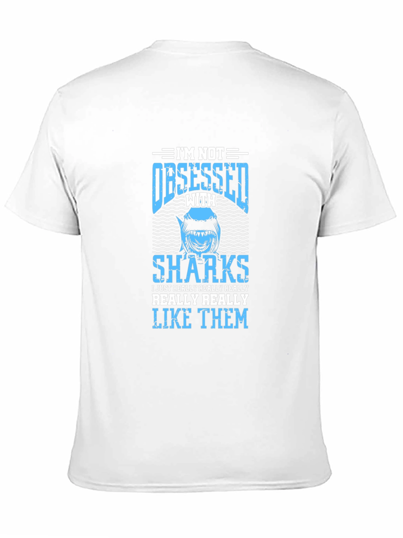 Funny Shark Lover T-Shirt - Im Not Obsessed