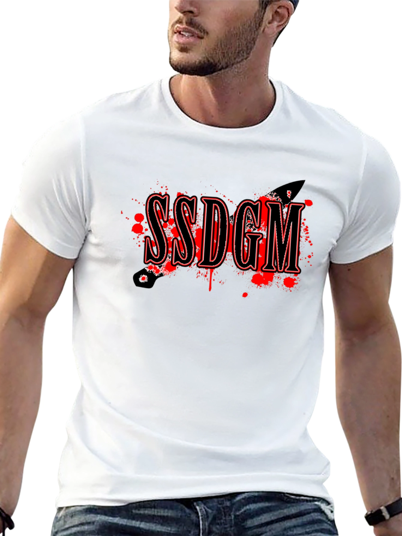 SSDGM Graphic Tee - Bold & Edgy Black T-Shirt