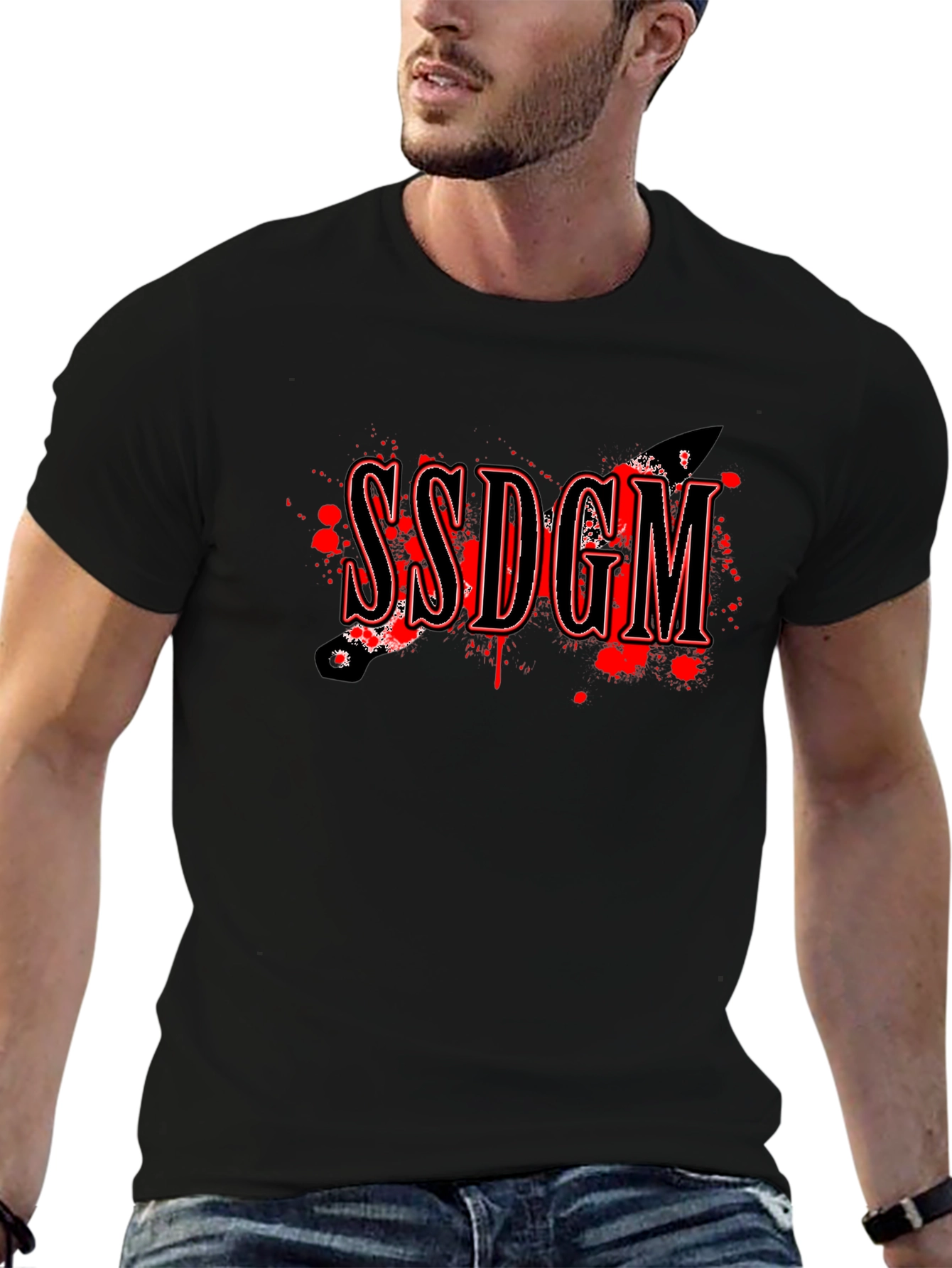 SSDGM Graphic Tee - Bold & Edgy Black T-Shirt