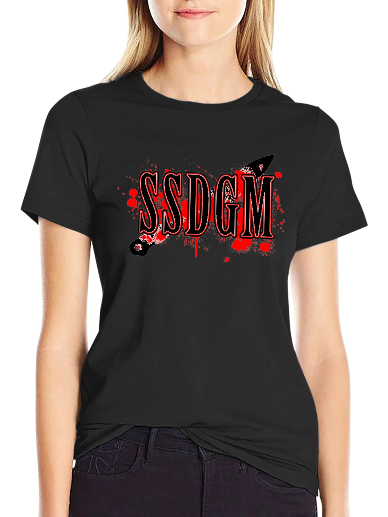 SSDGM Graphic Tee - Bold & Edgy Black T-Shirt