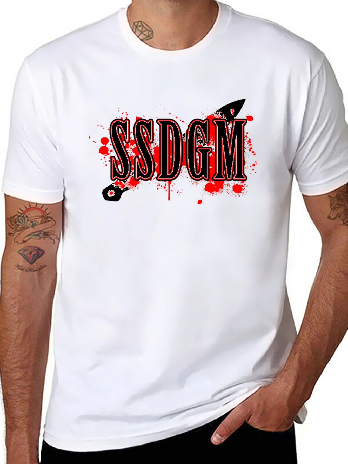 SSDGM Graphic Tee - Bold & Edgy Black T-Shirt