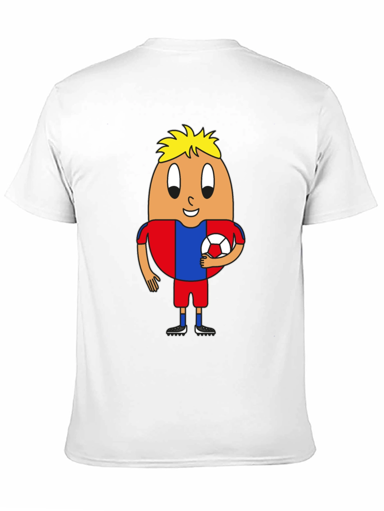Egg Soccer Player Graphic Tee