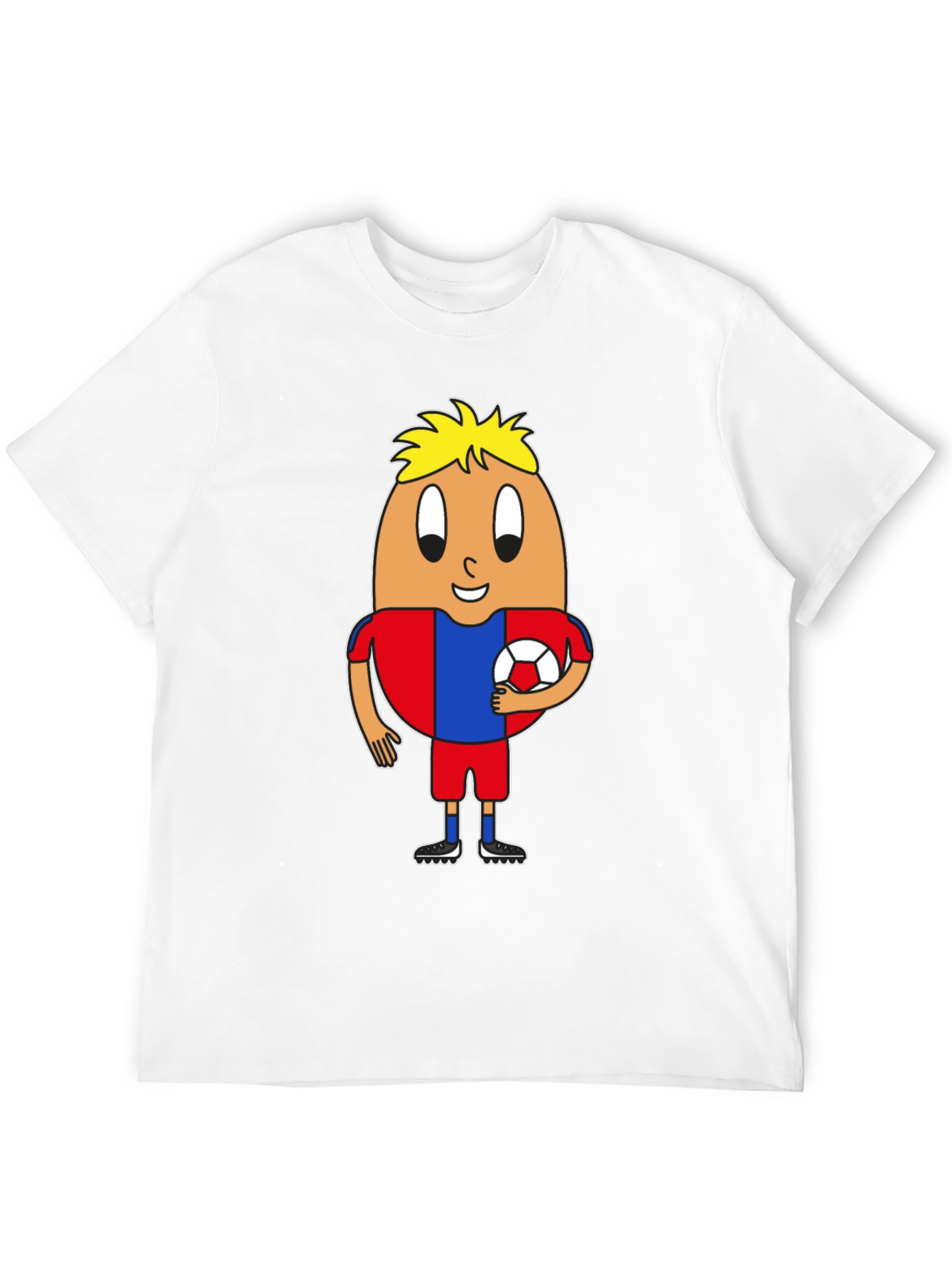 Egg Soccer Player Graphic Tee