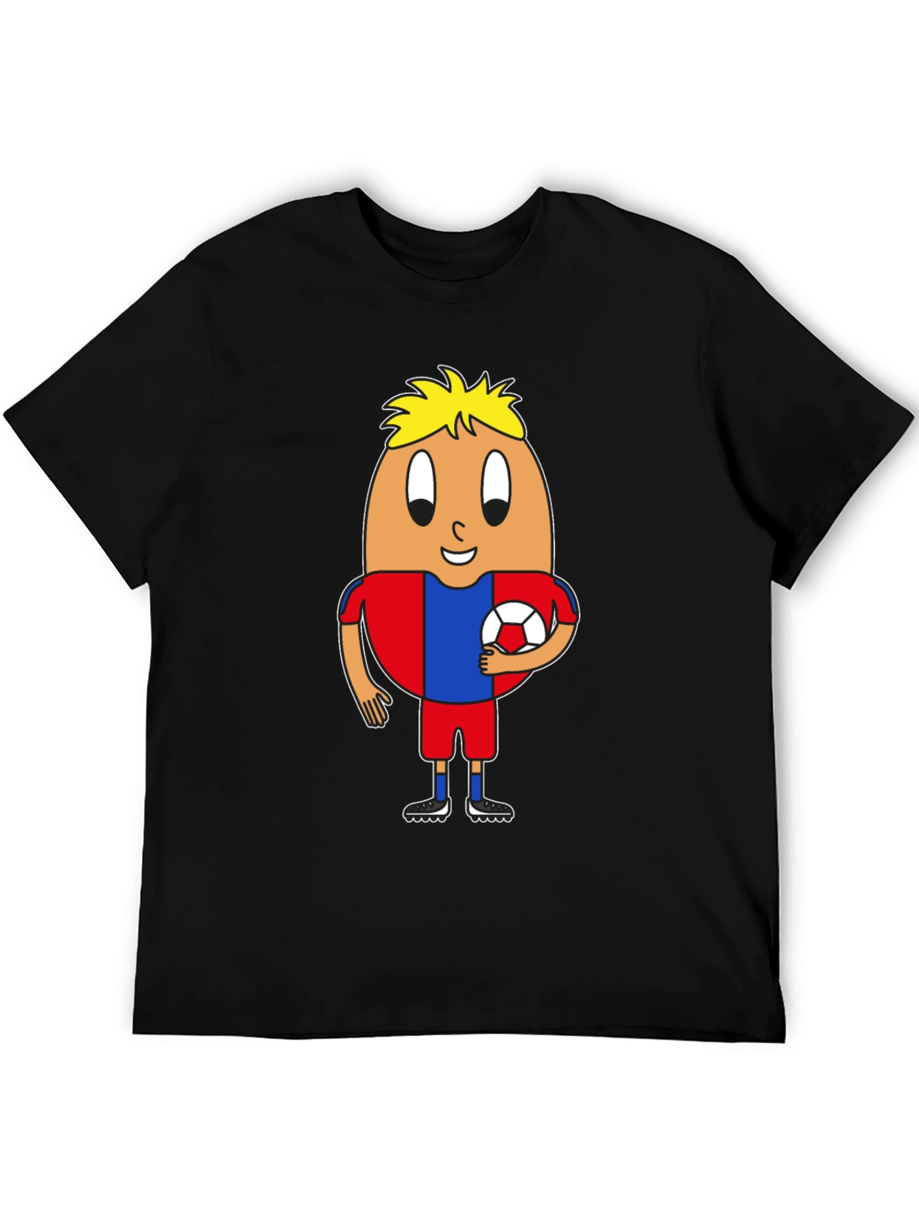 Egg Soccer Player Graphic Tee