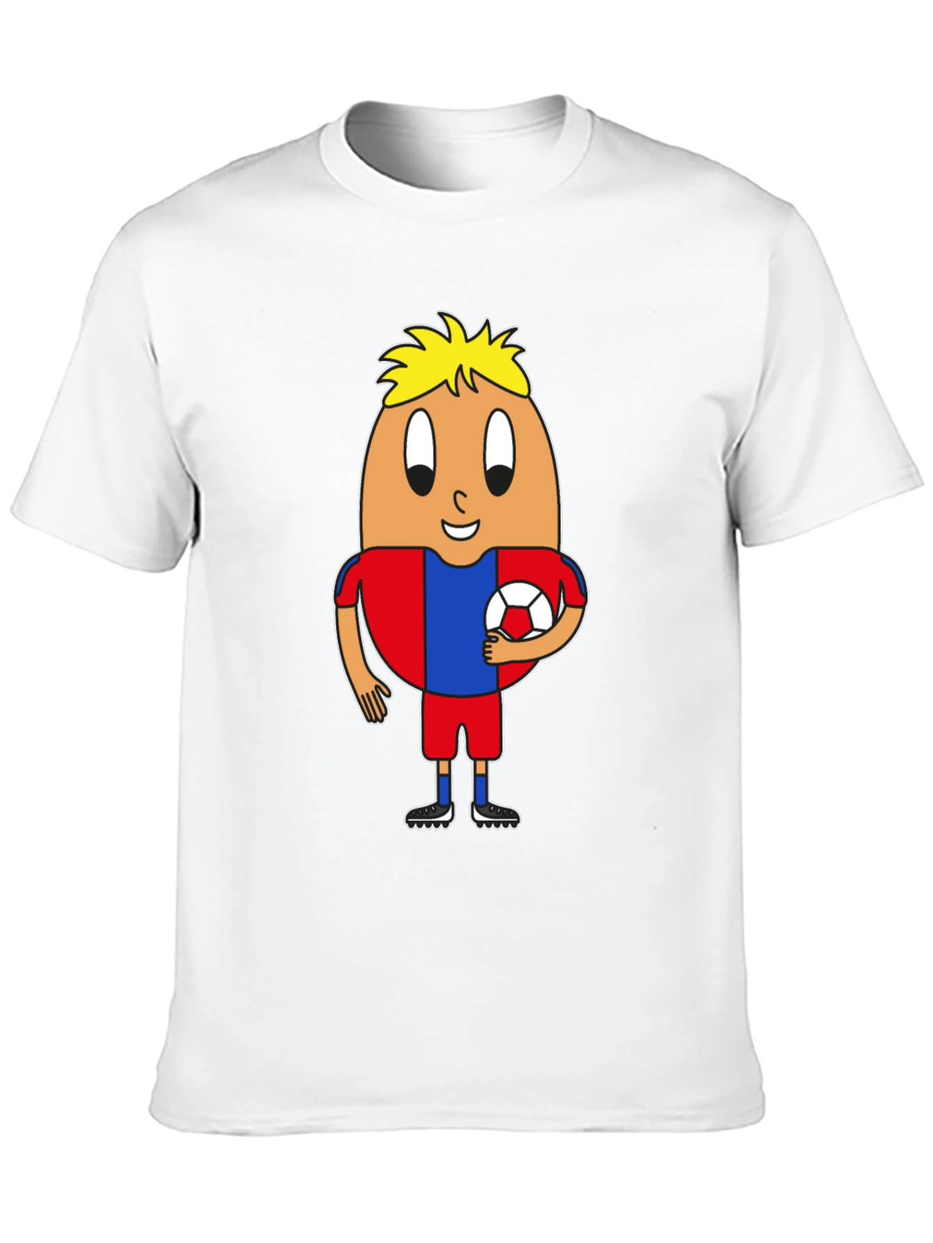 Egg Soccer Player Graphic Tee
