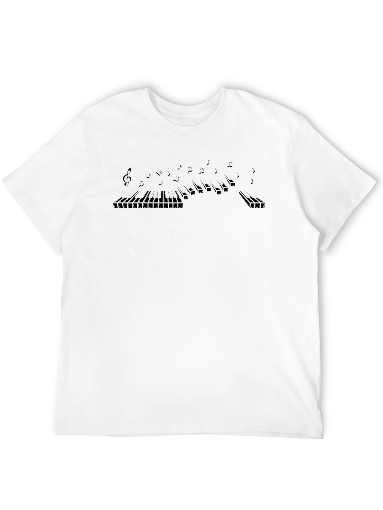 Musical Keys Black T-Shirt