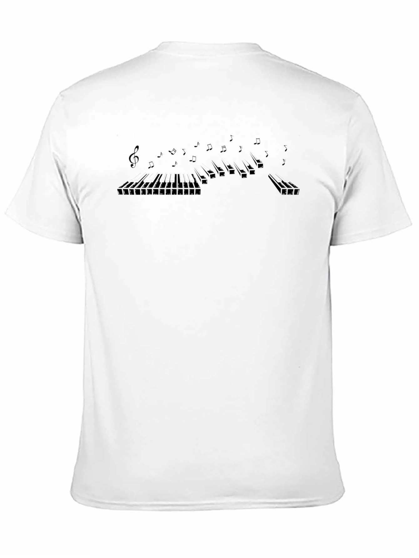 Musical Keys Black T-Shirt