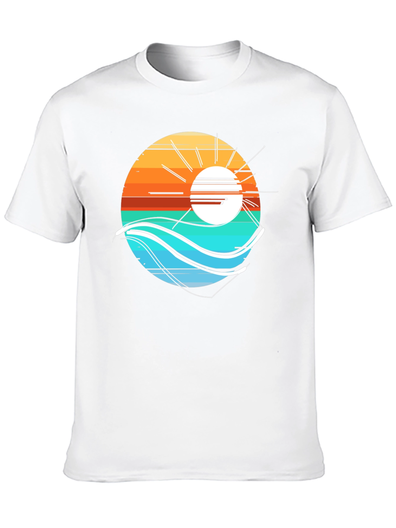 Sunset Wave Graphic T-Shirt