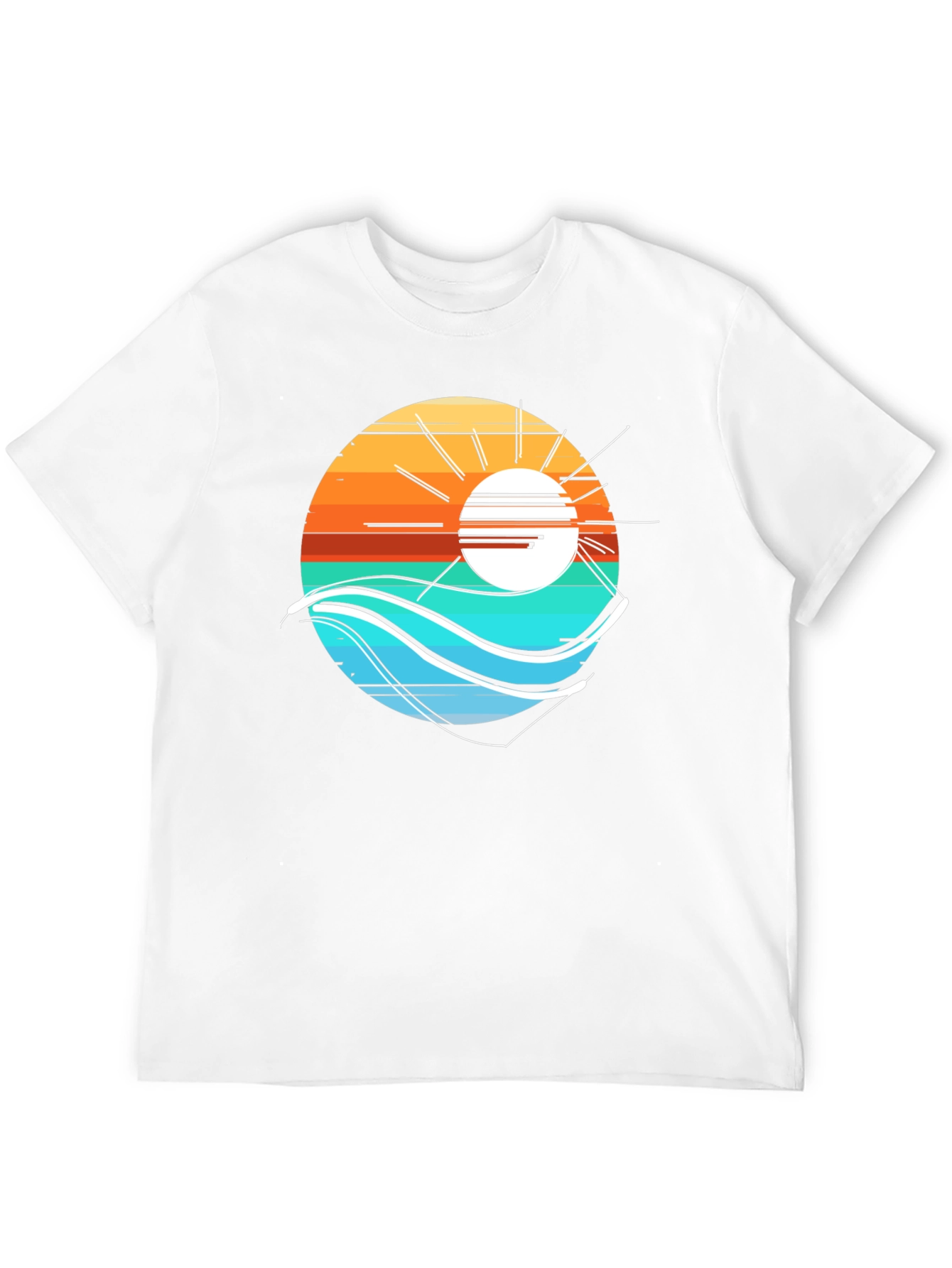 Sunset Wave Graphic T-Shirt