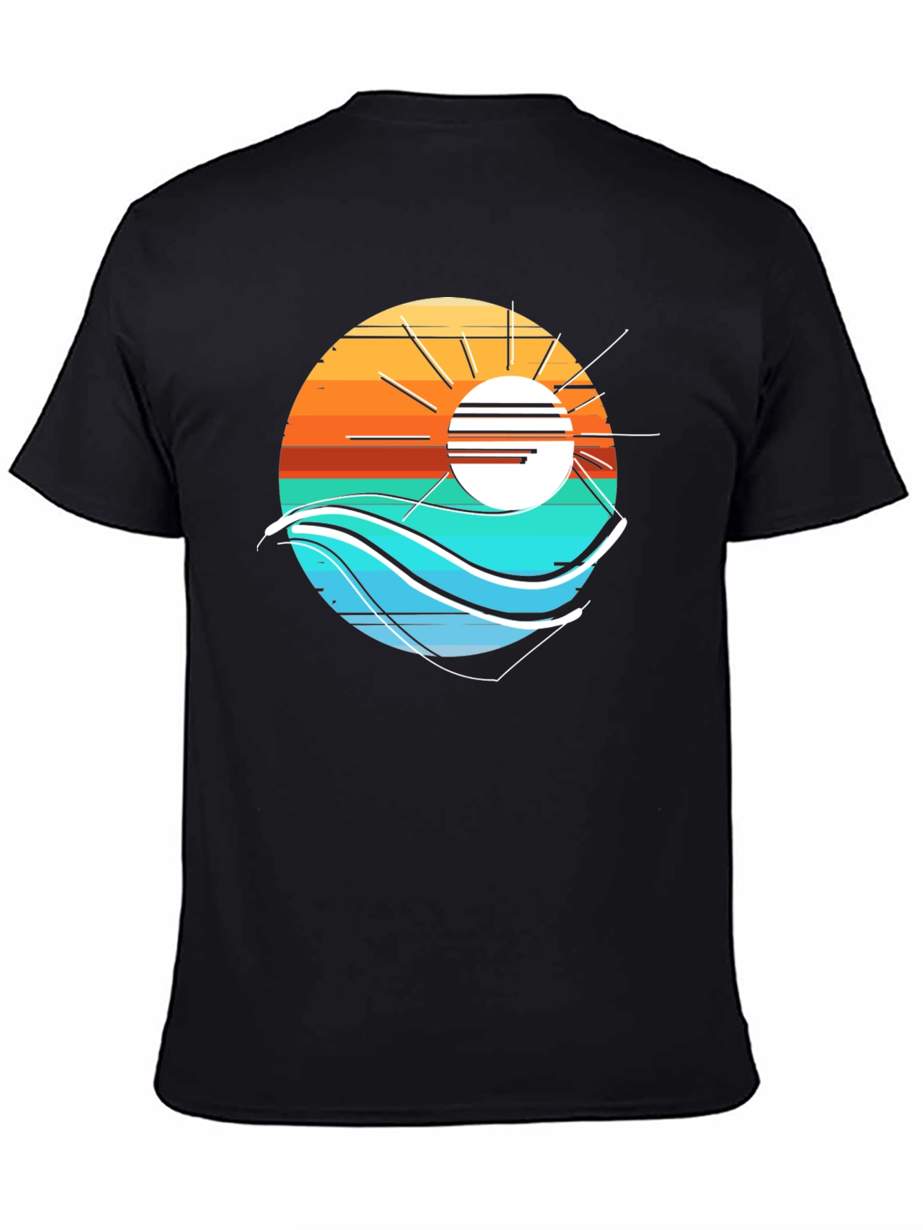 Sunset Wave Graphic T-Shirt