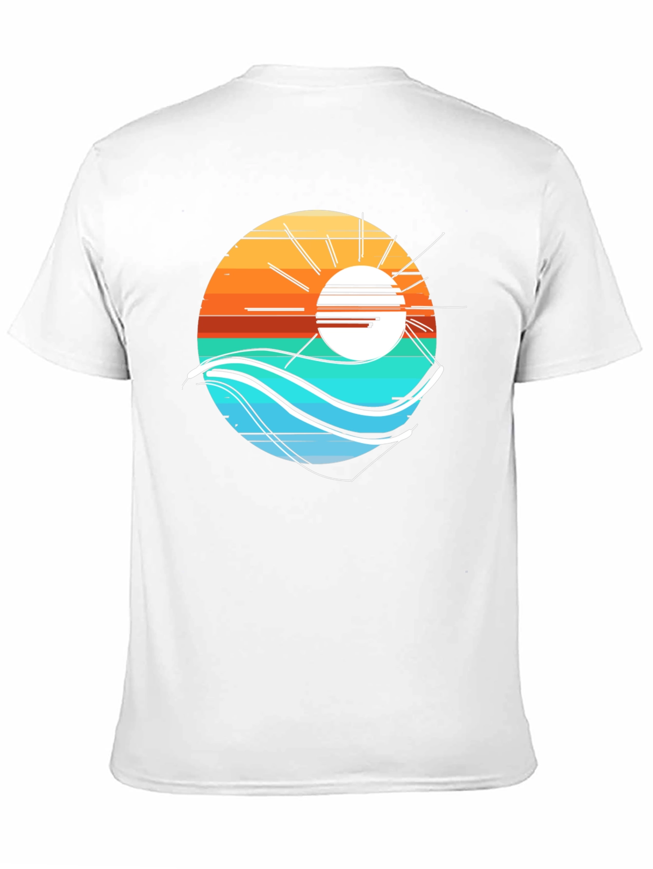 Sunset Wave Graphic T-Shirt