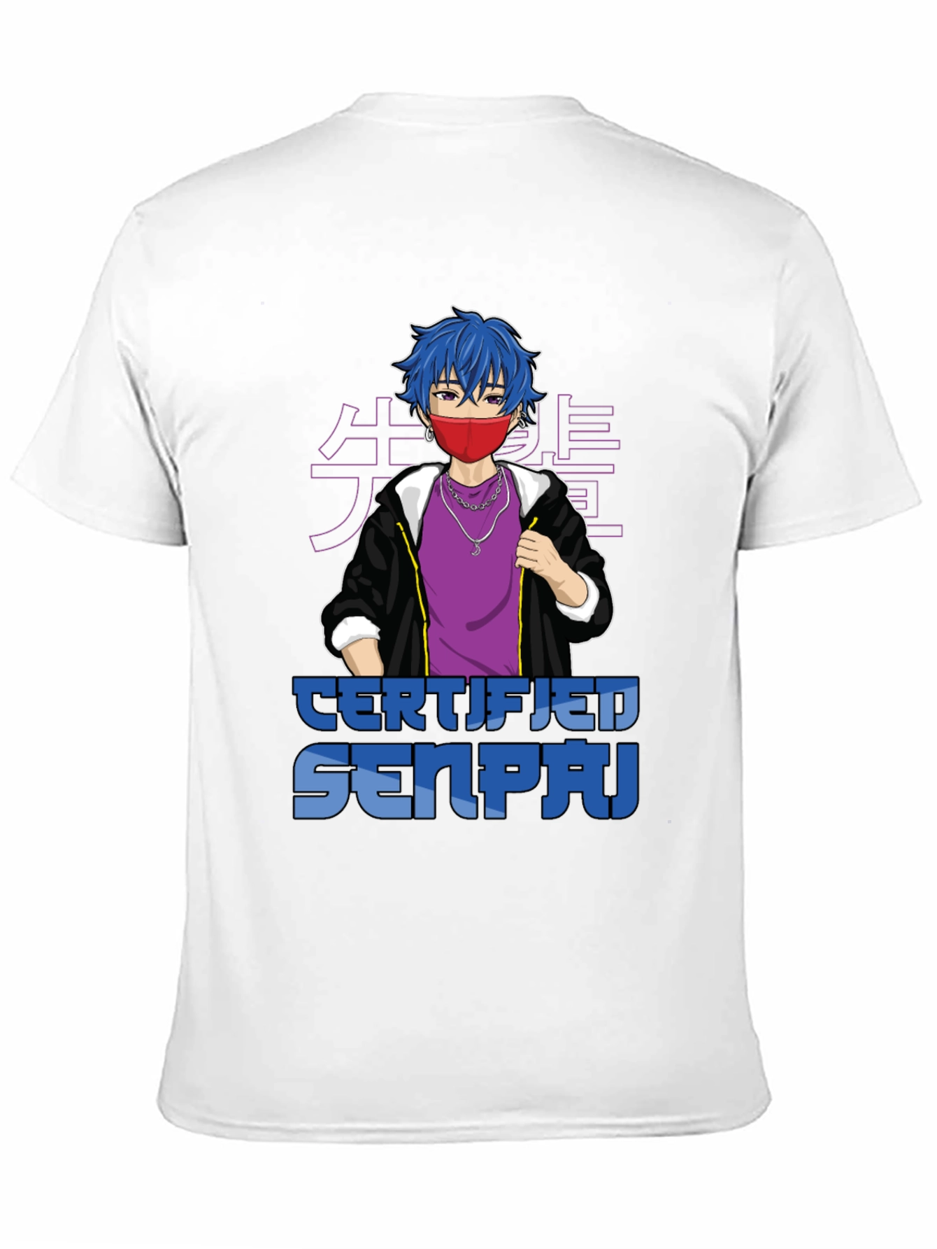 Certified Senpai Anime Style Graphic Tee