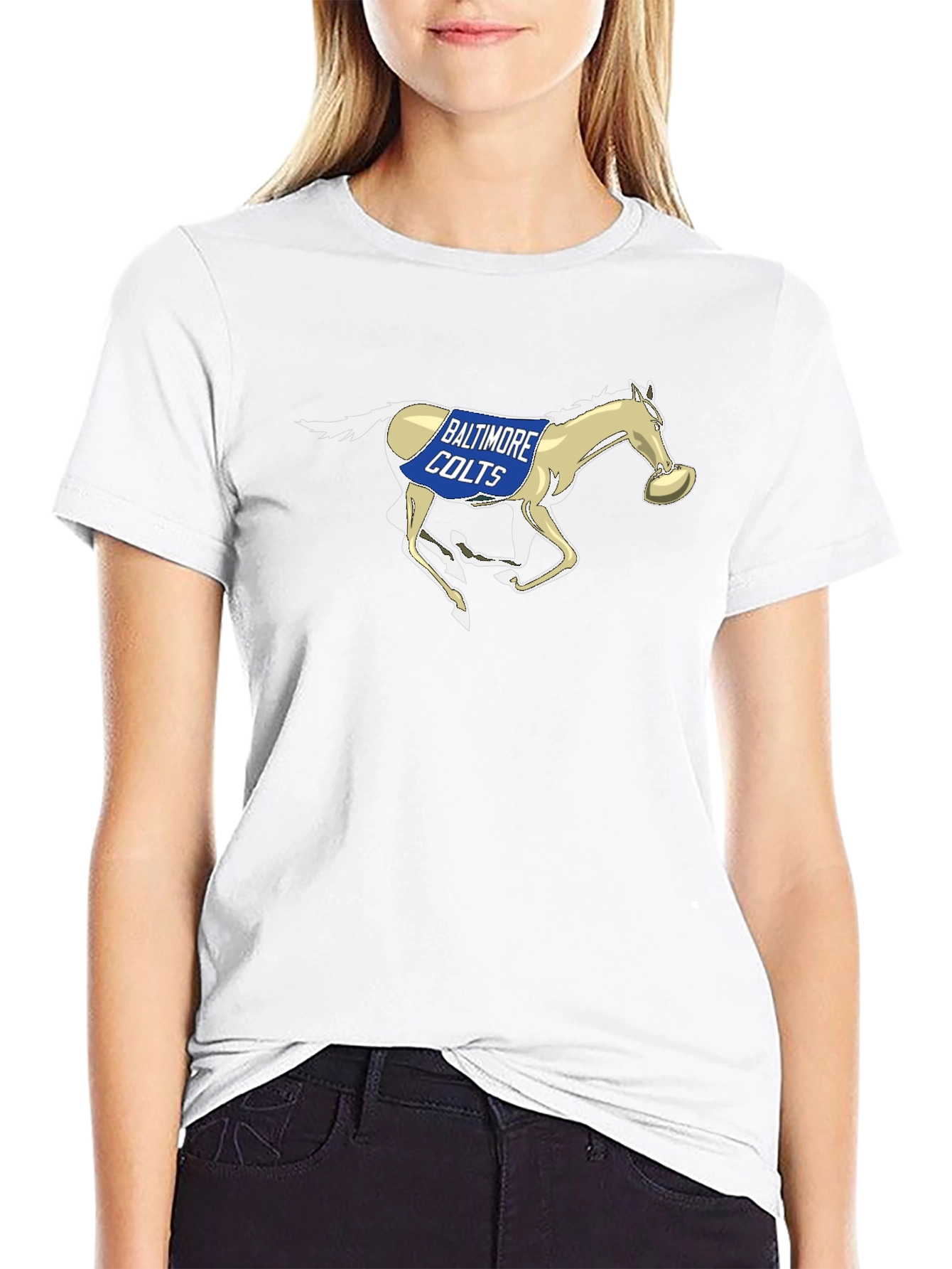 Baltimore Colts Retro Football T-Shirt