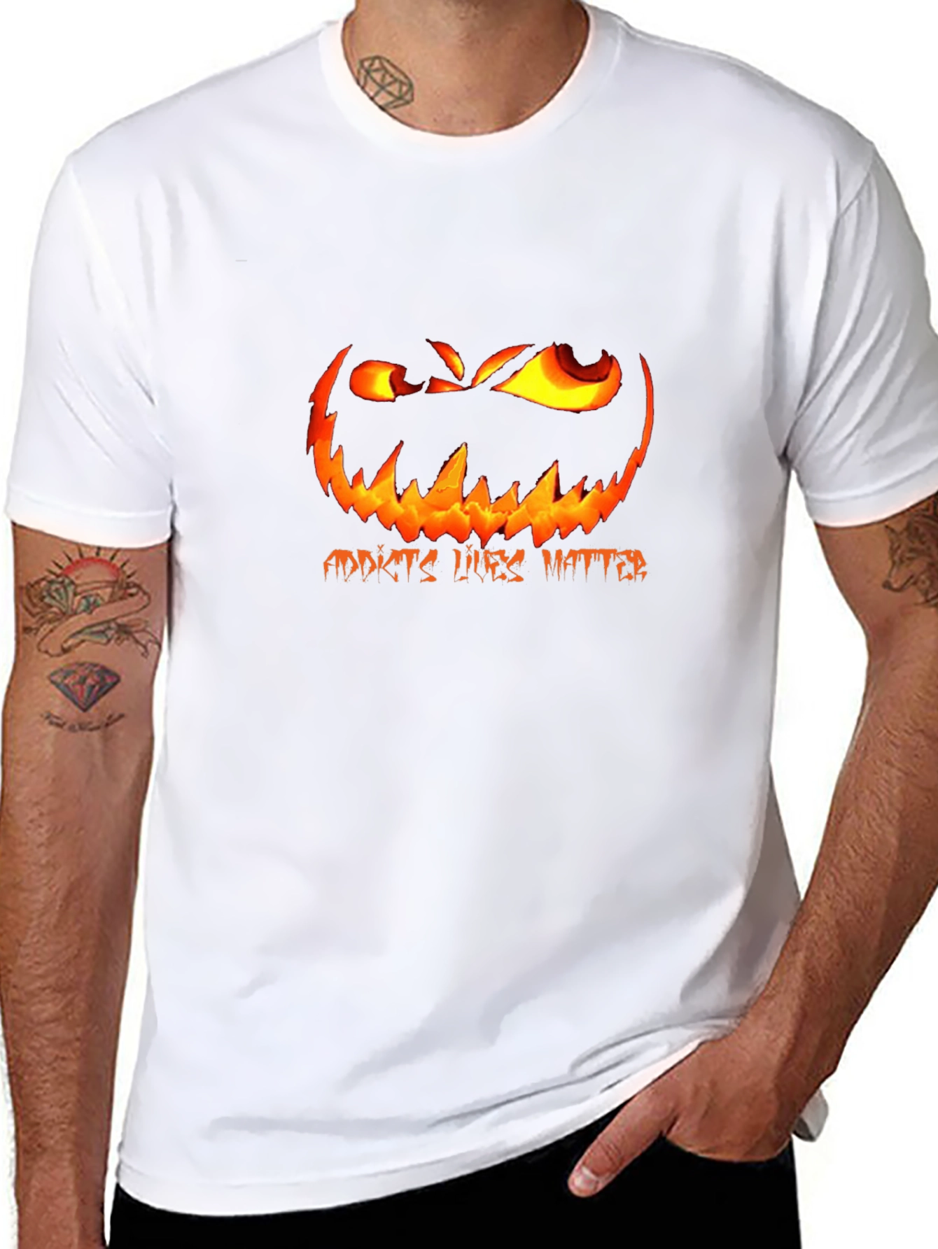 Halloween Addicts Lives Matter T-Shirt