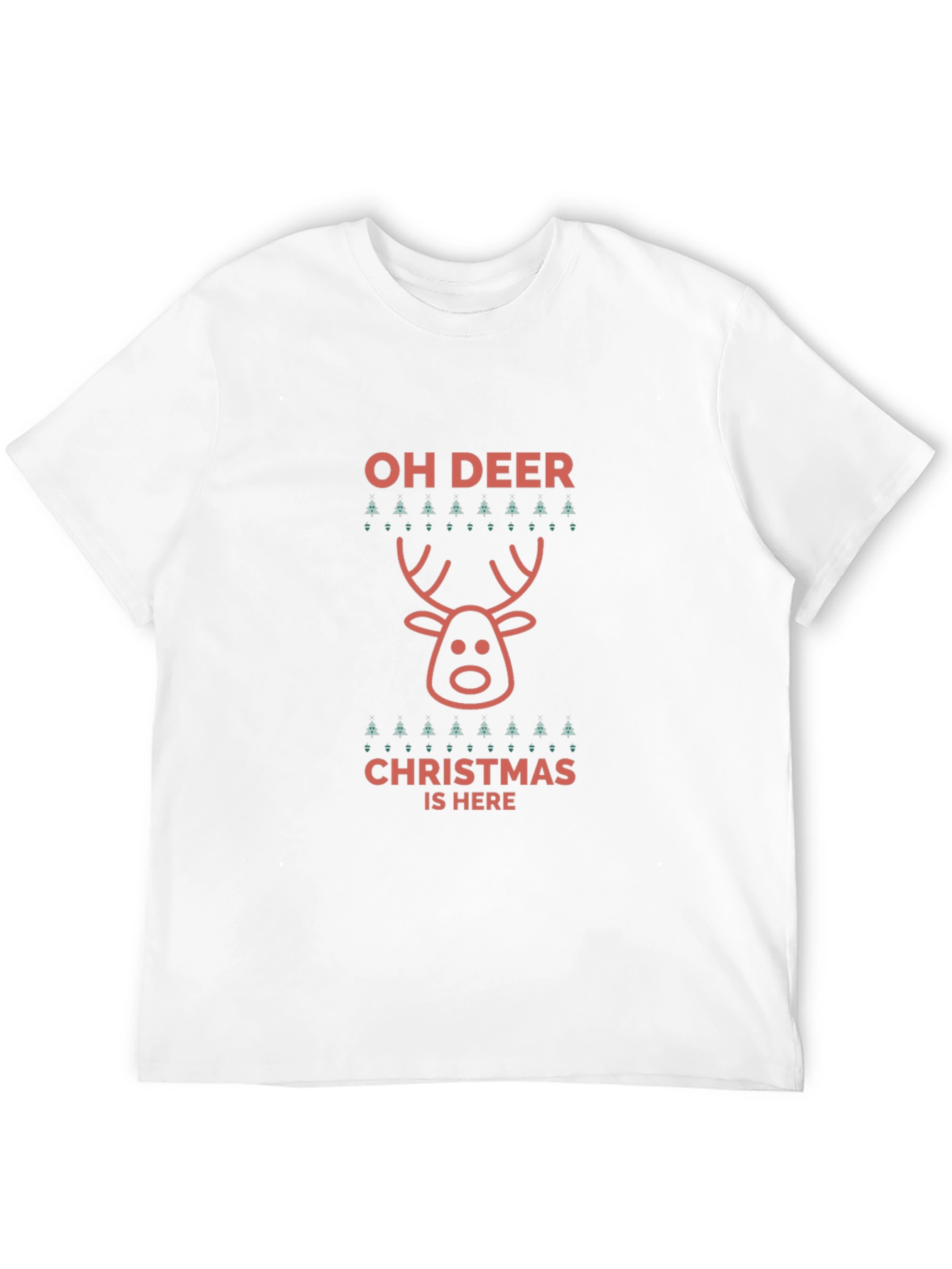 Oh Deer Christmas Holiday Graphic Tee