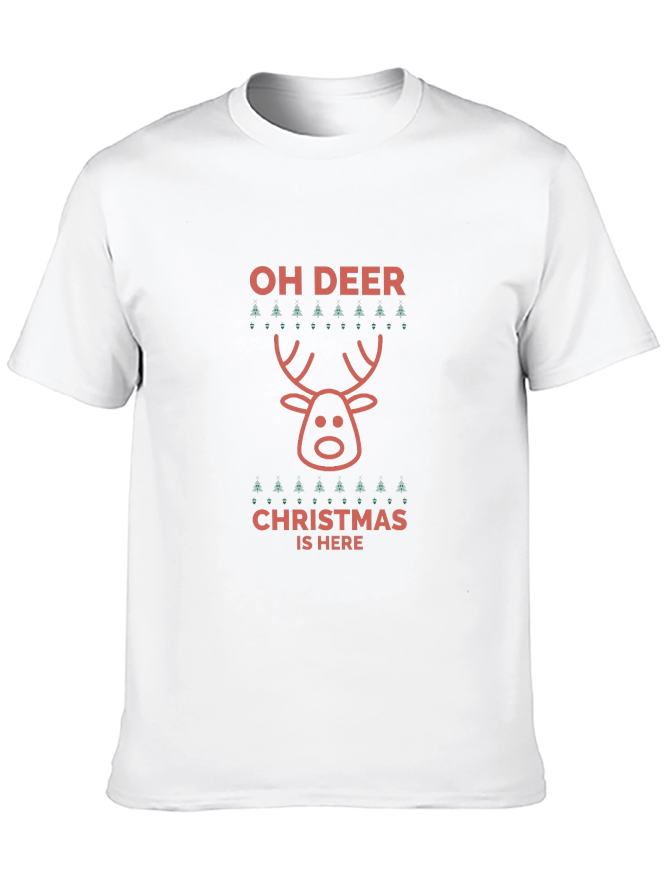 Oh Deer Christmas Holiday Graphic Tee