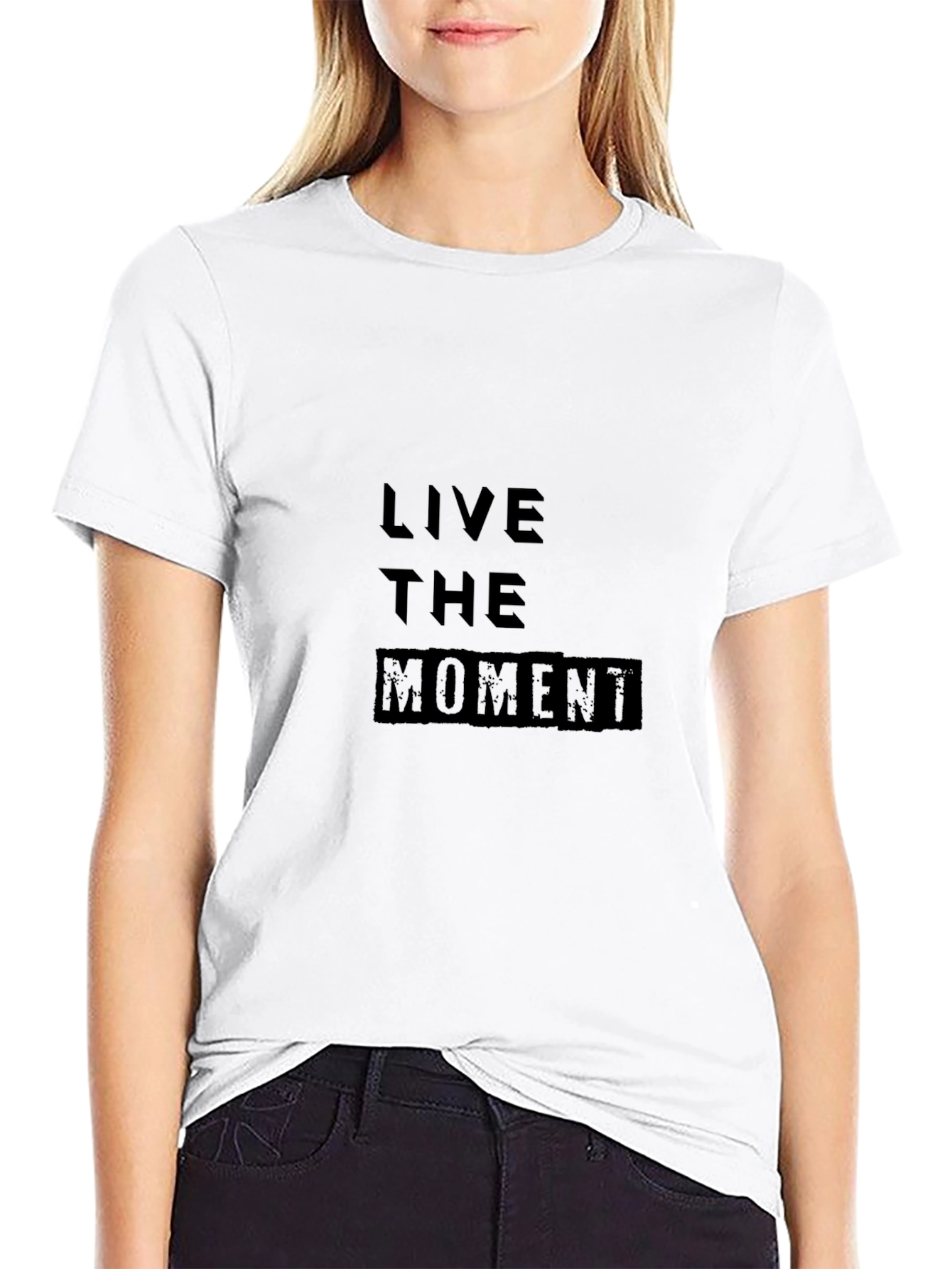 Live The Moment Black T-Shirt