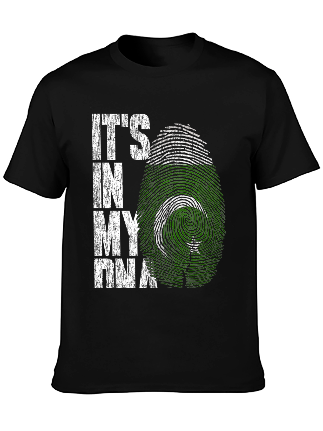 Pakistan DNA T-Shirt - Green & White Flag