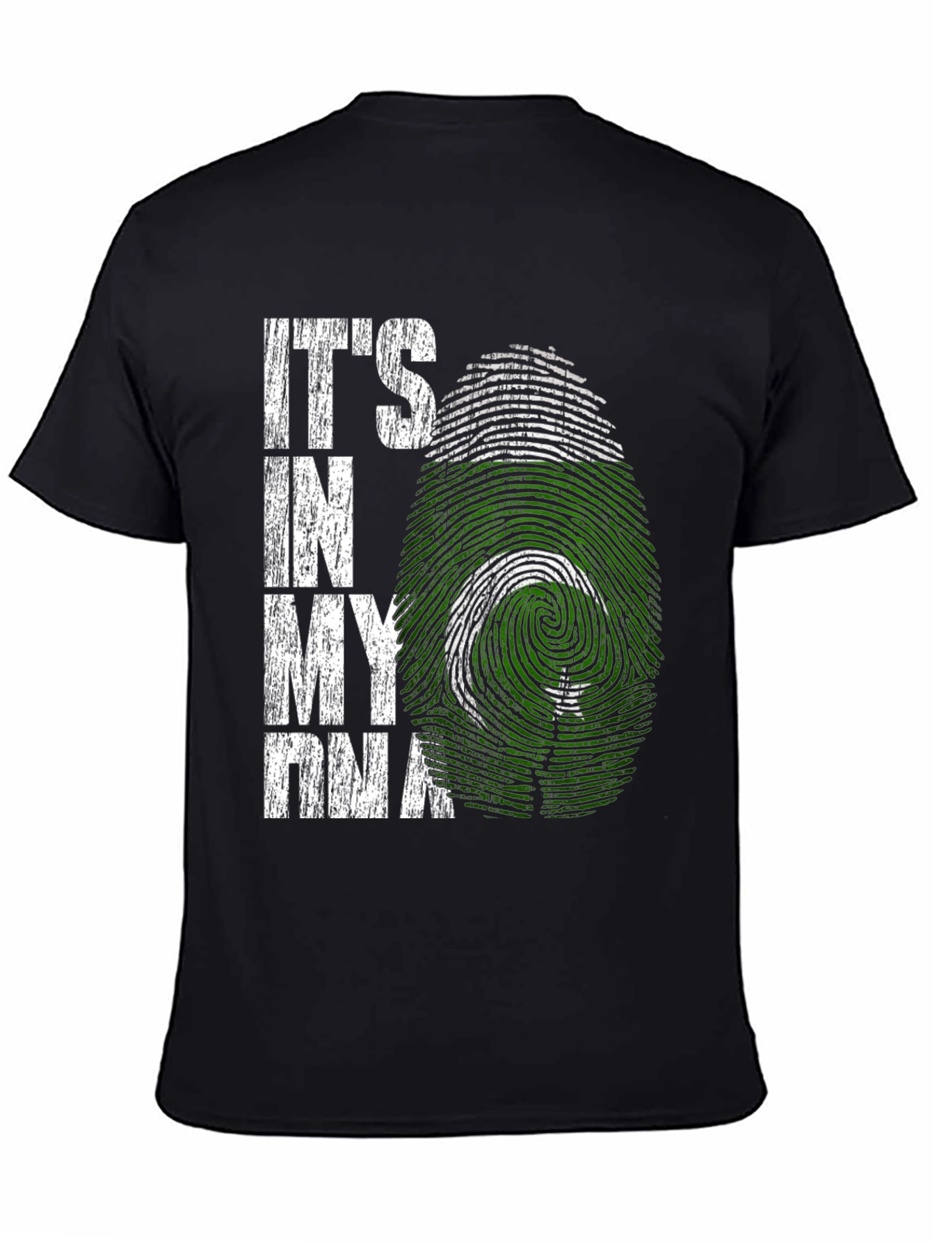 Pakistan DNA T-Shirt - Green & White Flag