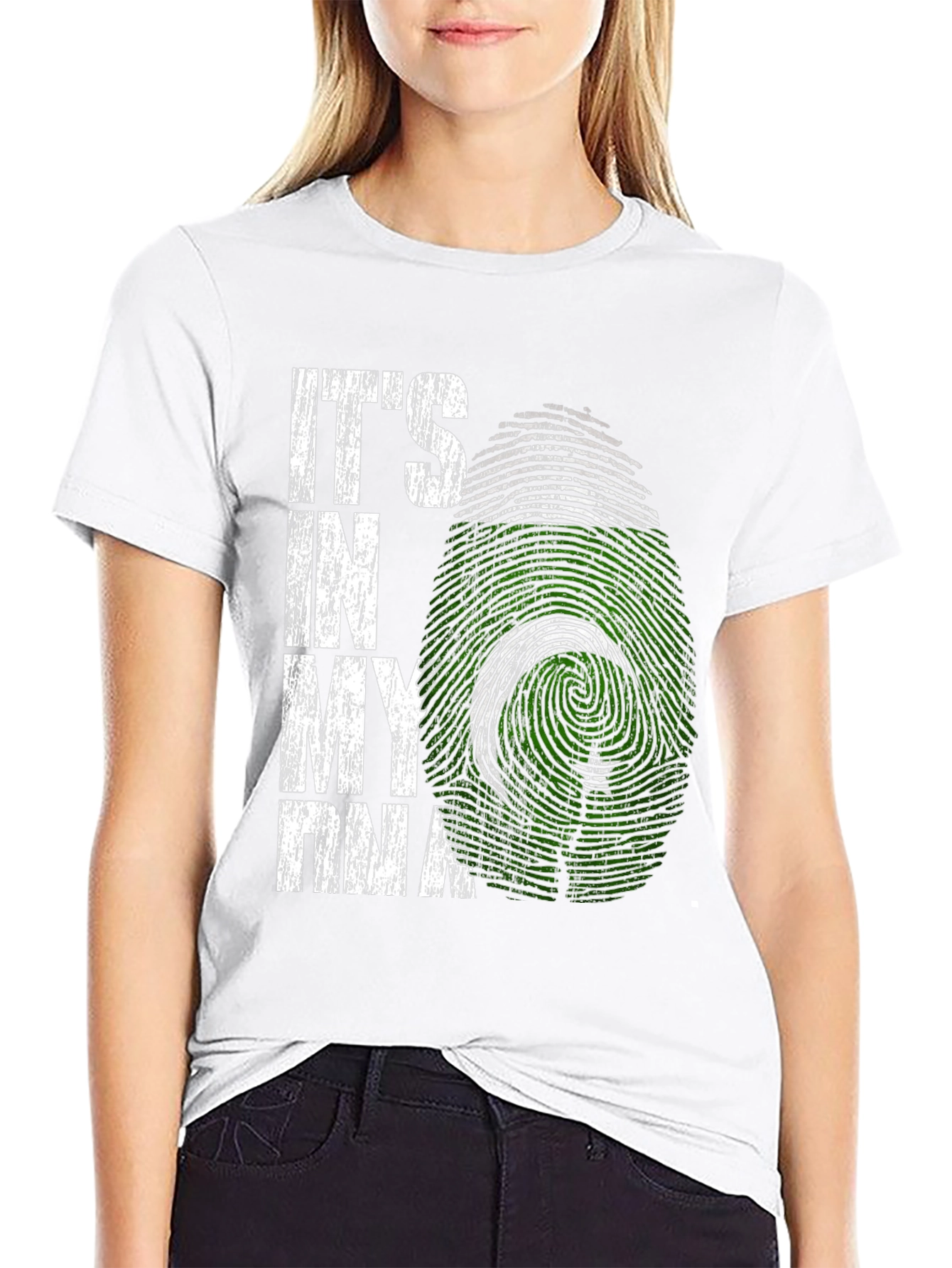 Pakistan DNA T-Shirt - Green & White Flag