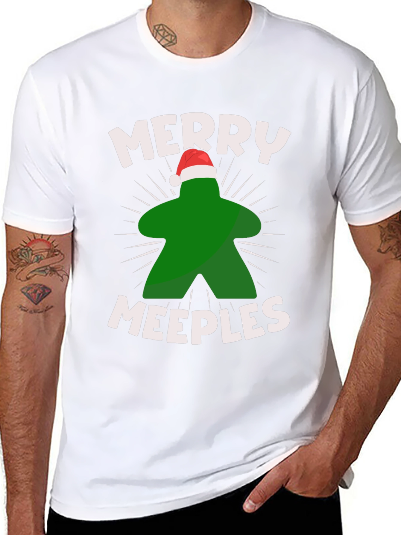 Merry Meeples Holiday T-Shirt